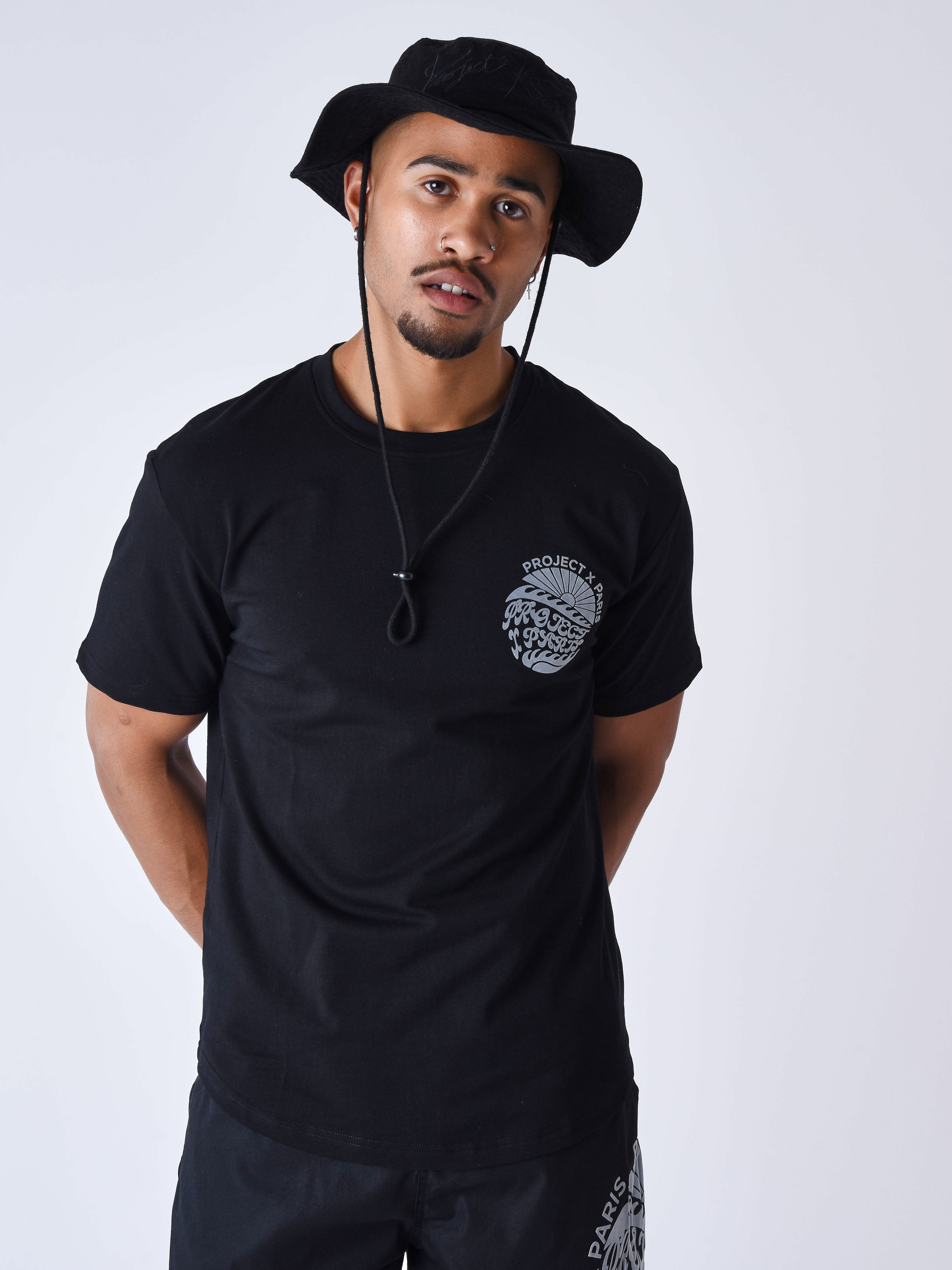 Bedrucktes T-Shirt Groovy Sun-1