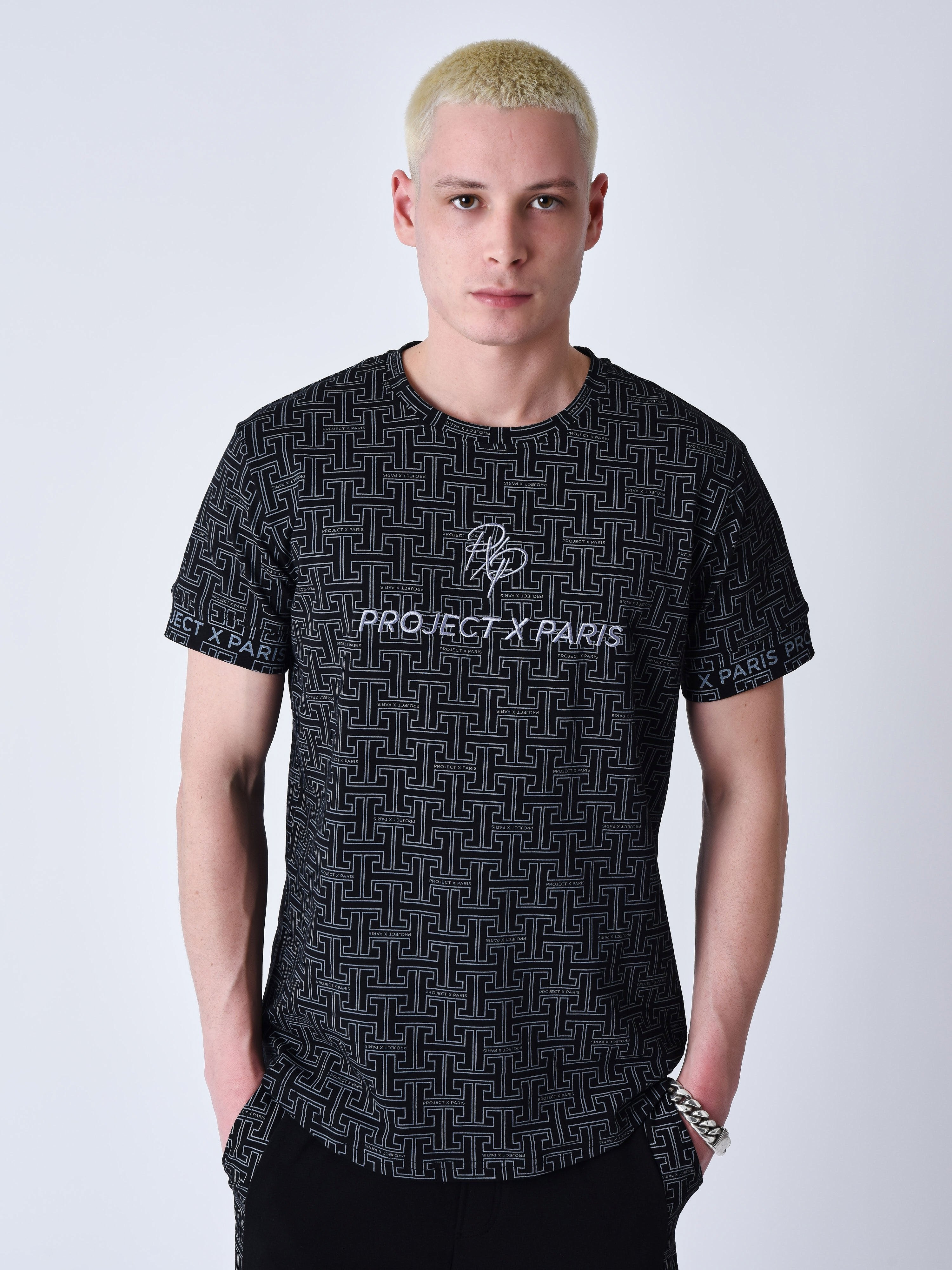 Labyrinth printed T-shirt-1