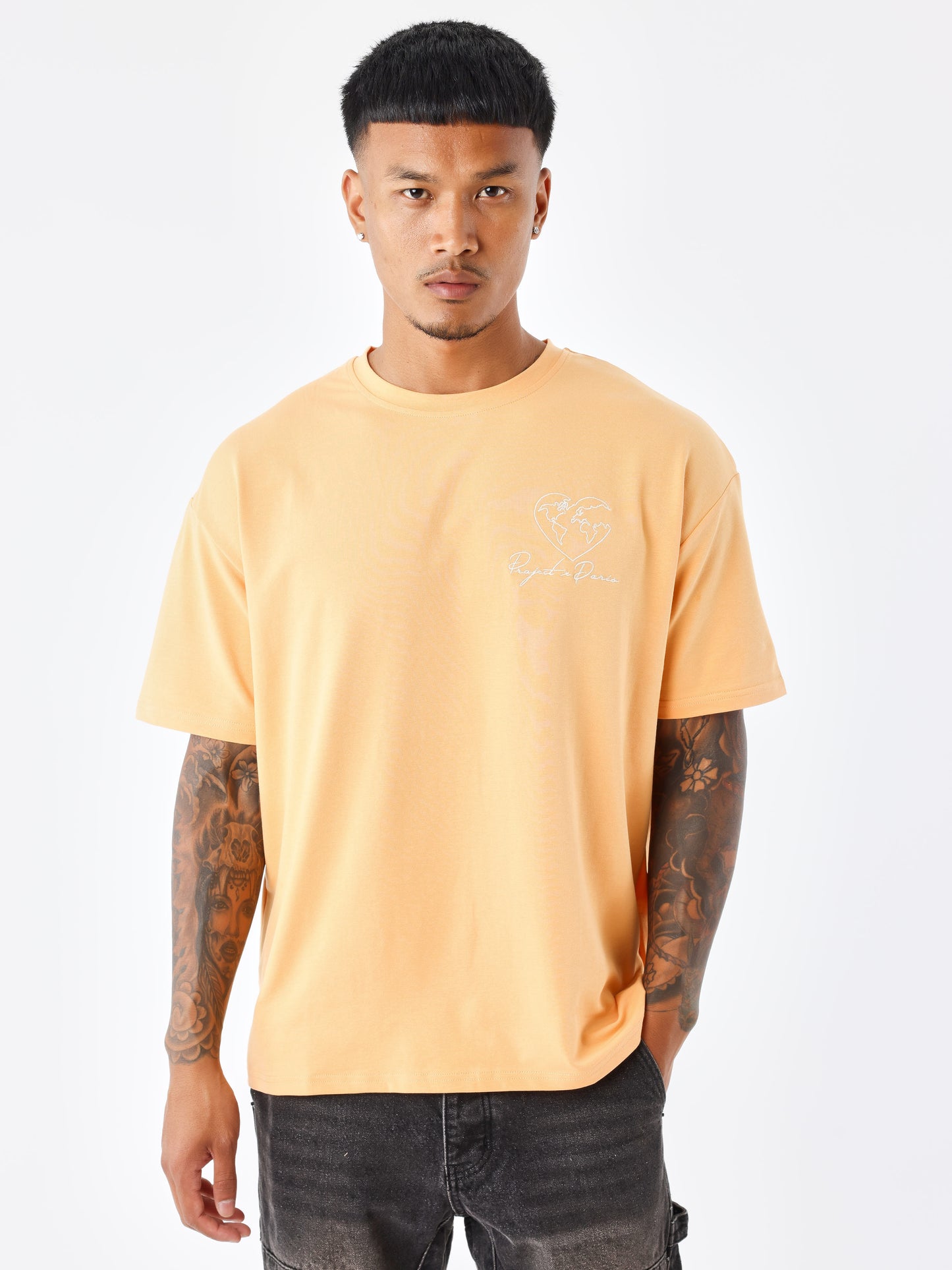 tee-shirt-motif-coeurmonde-apricot-cream
