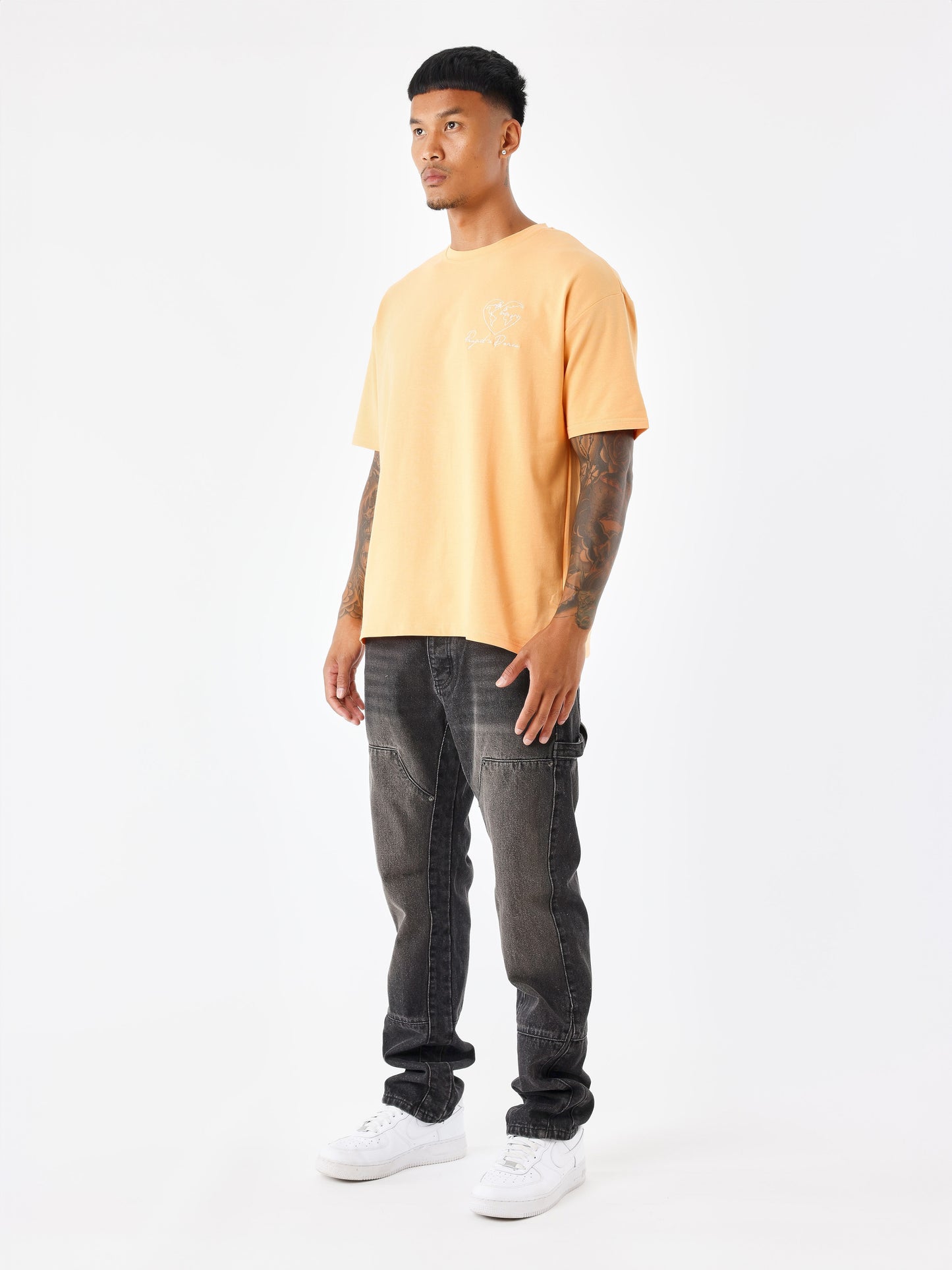 tee-shirt-motif-coeurmonde-apricot-cream