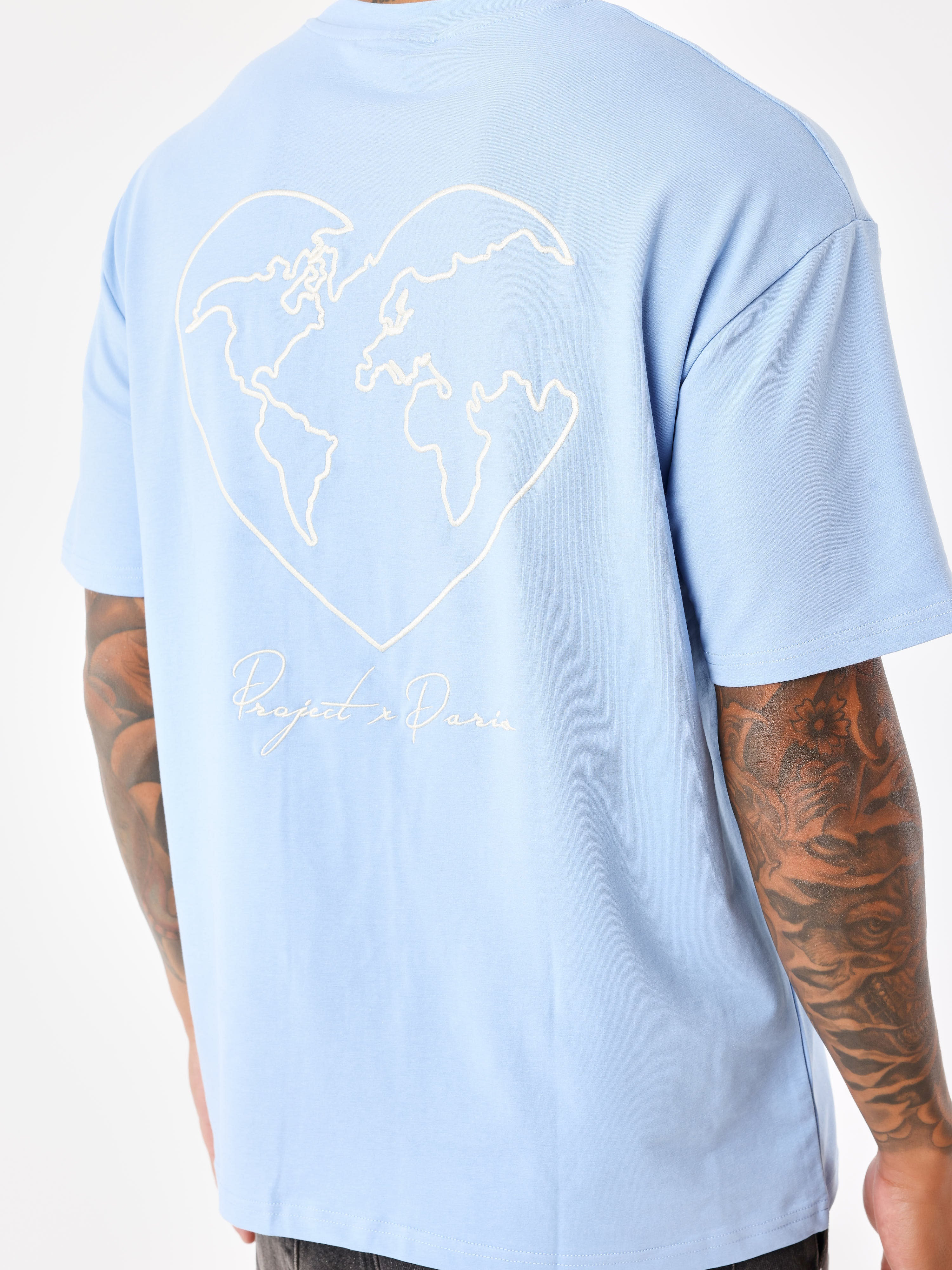 Tricou cu model inimălume-5
