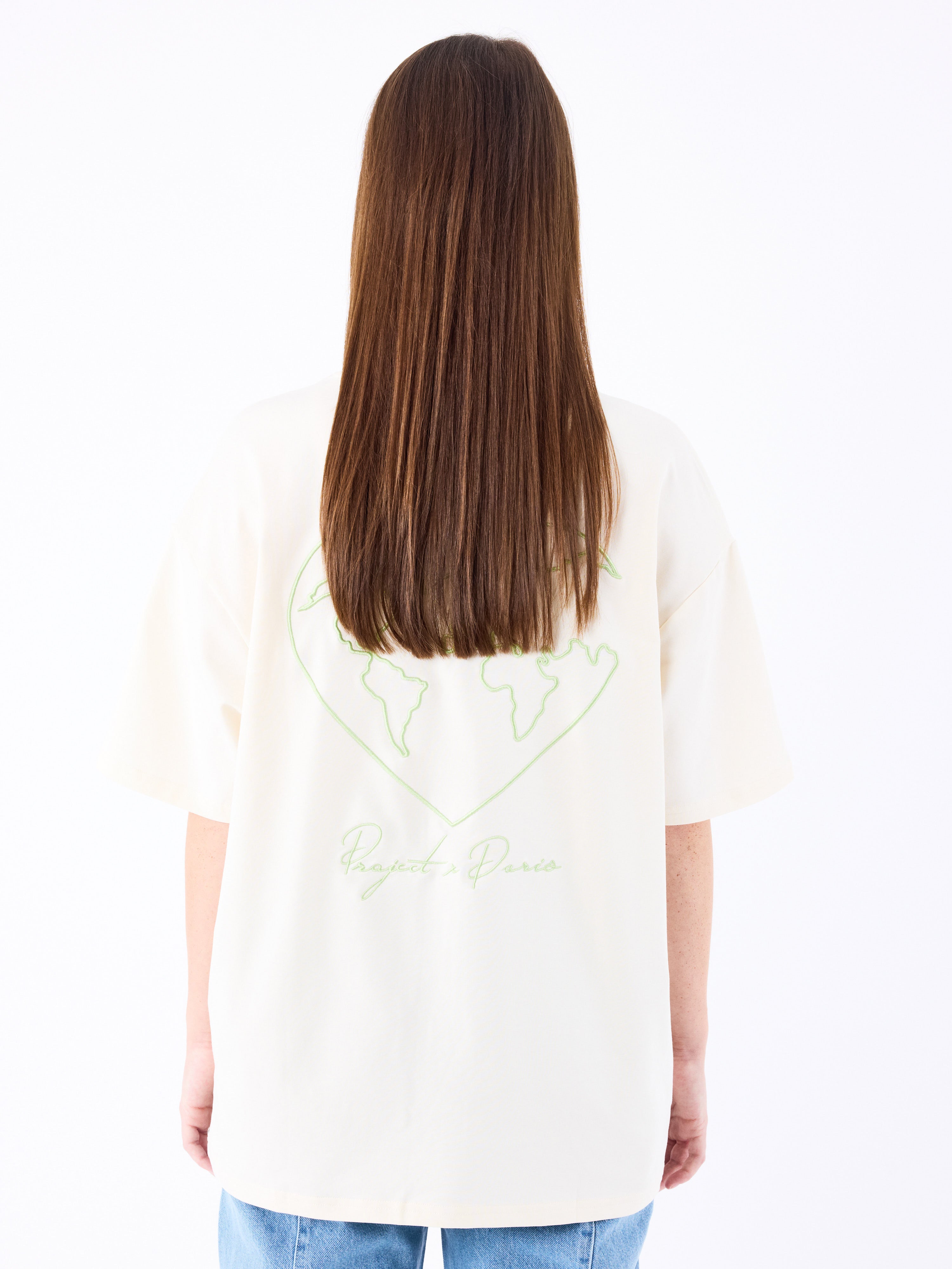 T-shirt met coeurmonde patroon-2