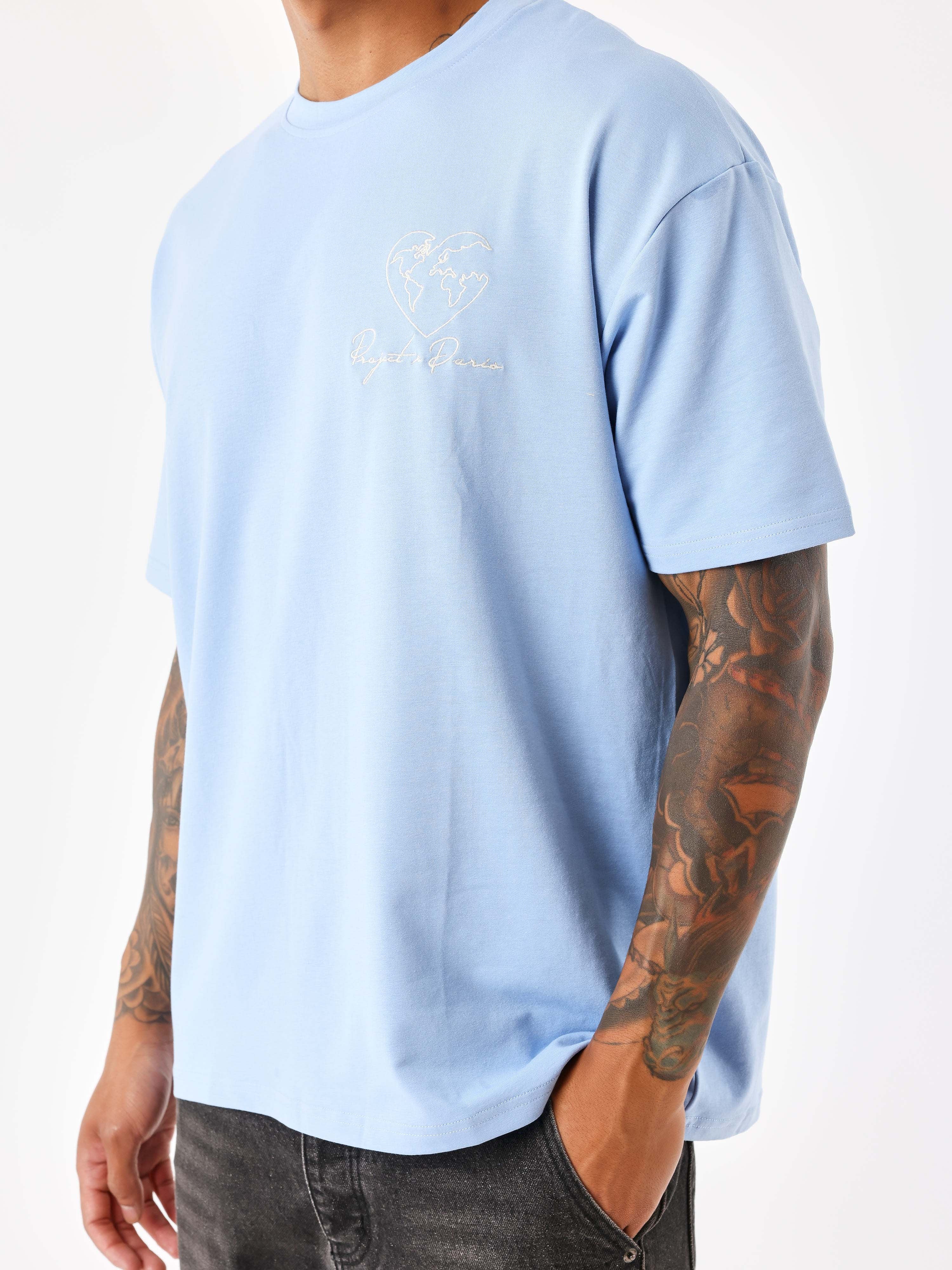Tricou cu model inimălume-4