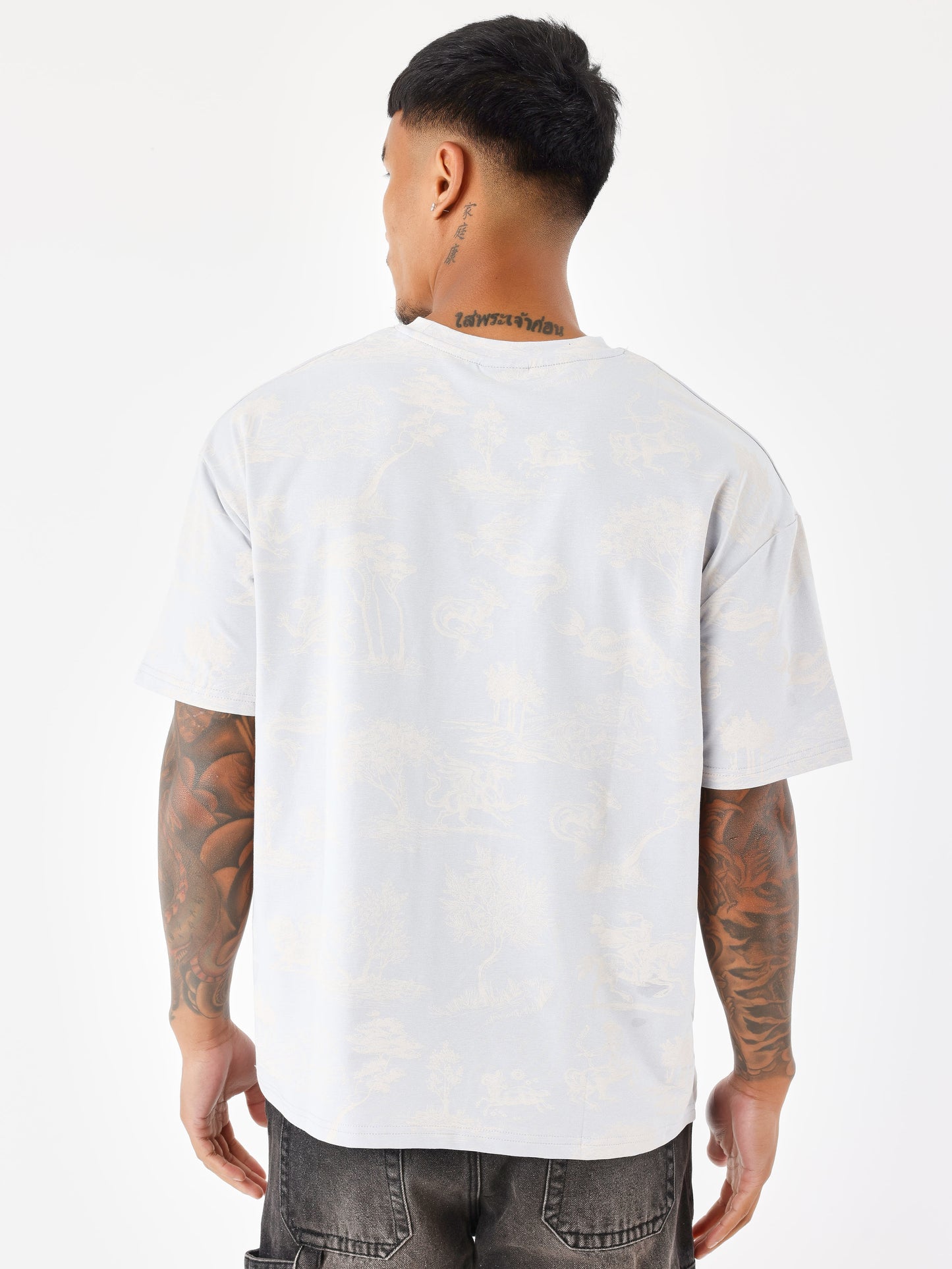 tee-shirt-motif-mythologique-bleu-glacier