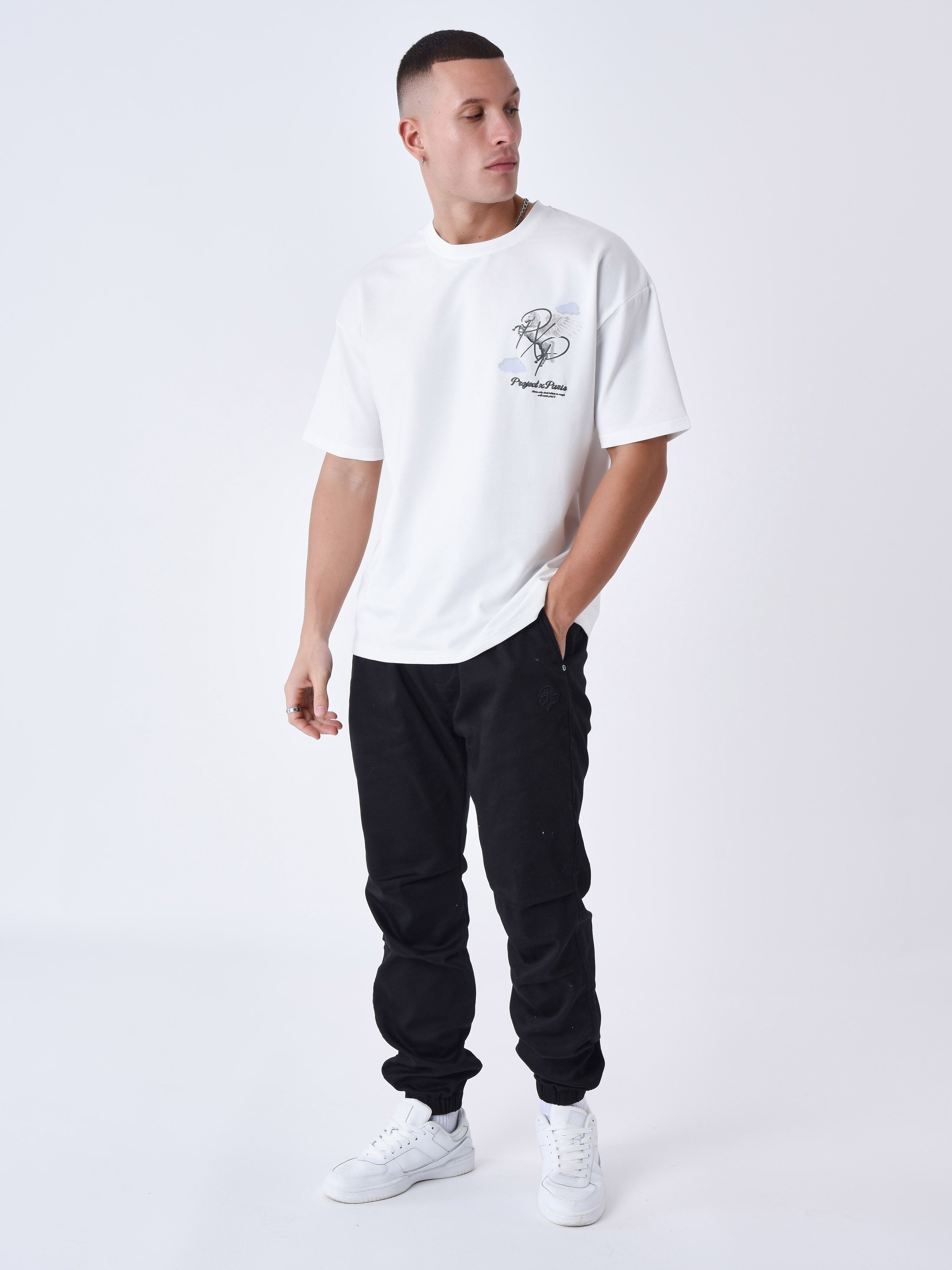 tee-shirt-motif-pegase-nuage-blanc-casse