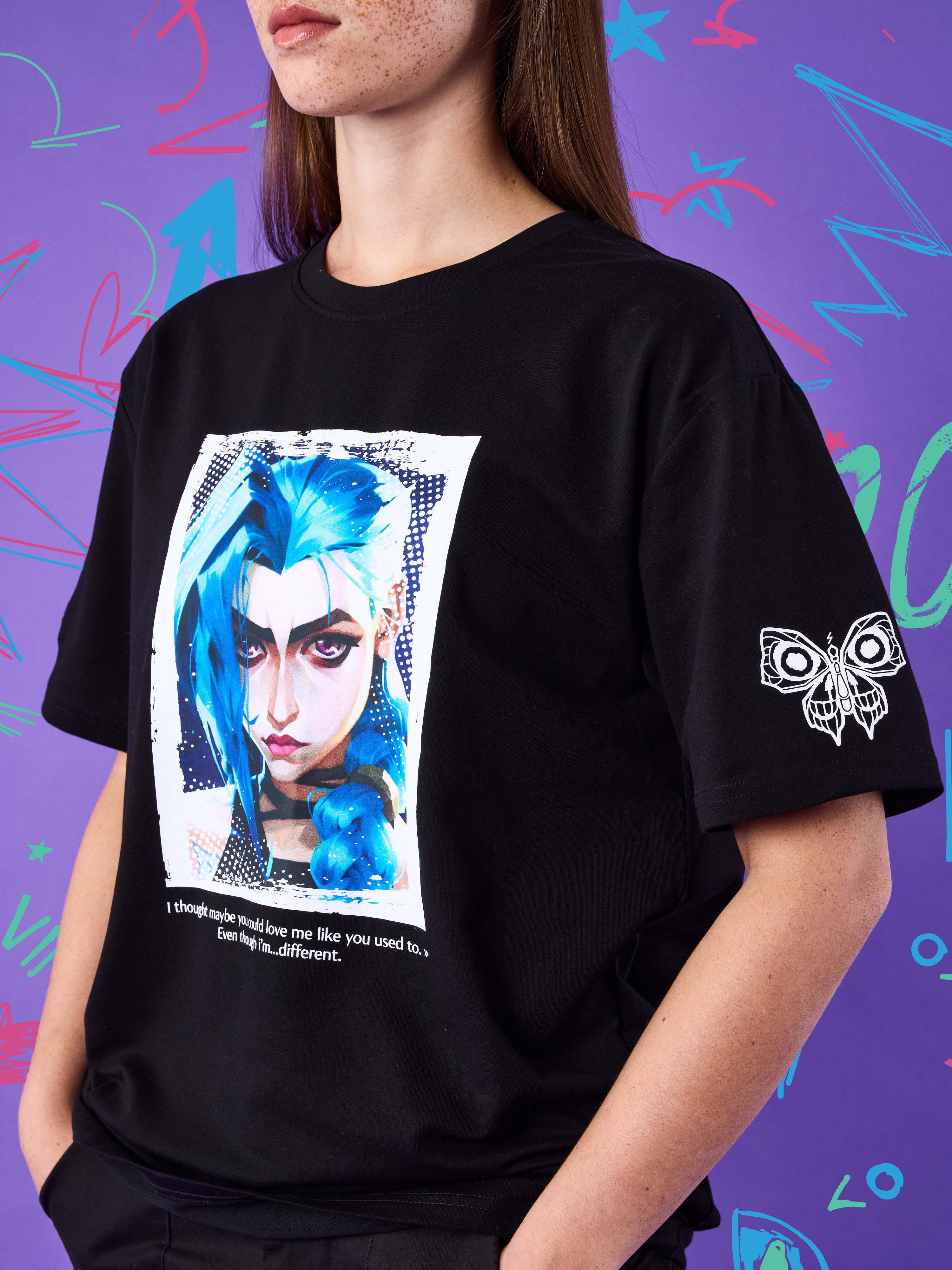 Arcane Mugshot - Jinx T-paita-5