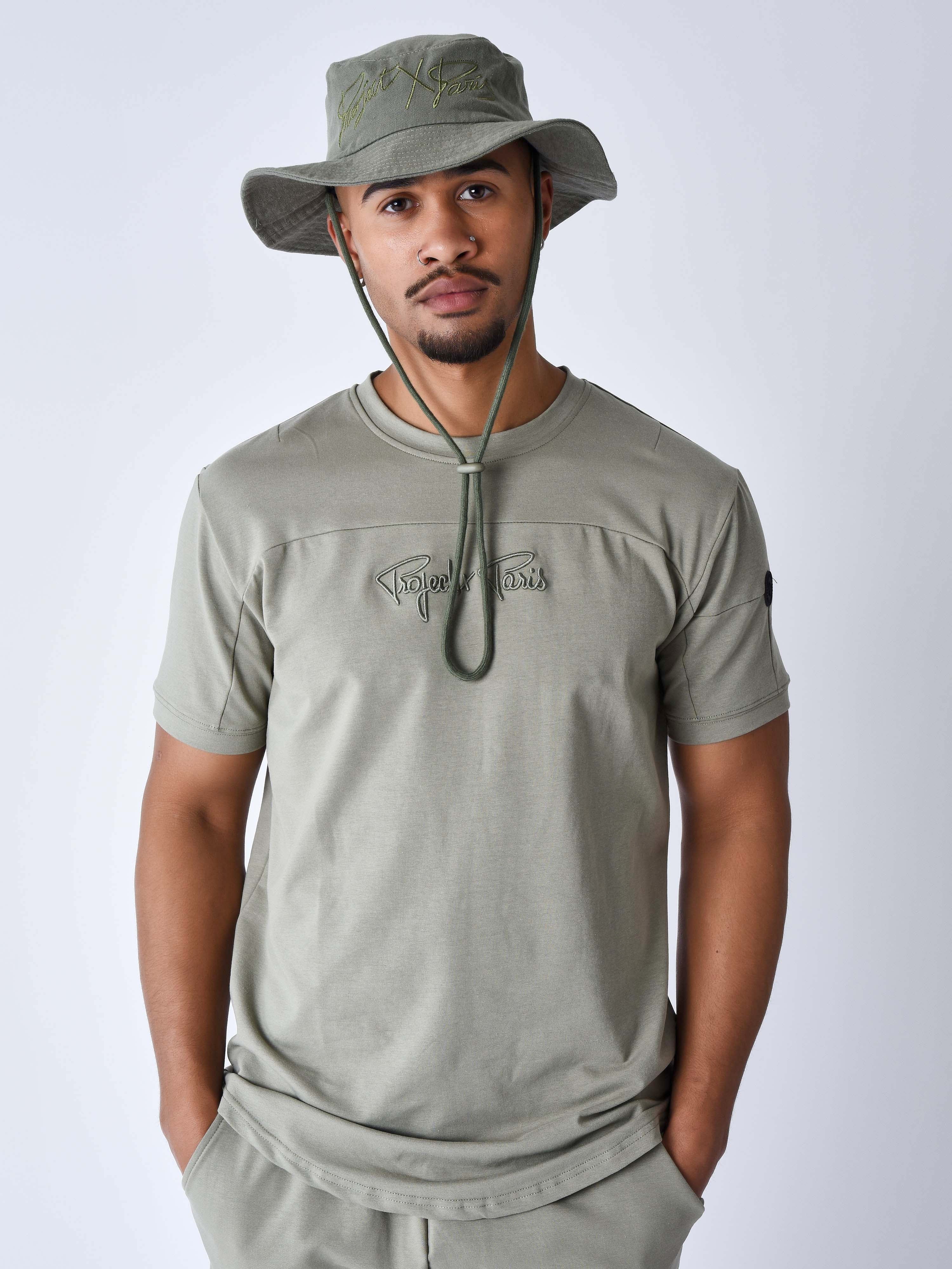Technisch T-shirt met inzetten-1