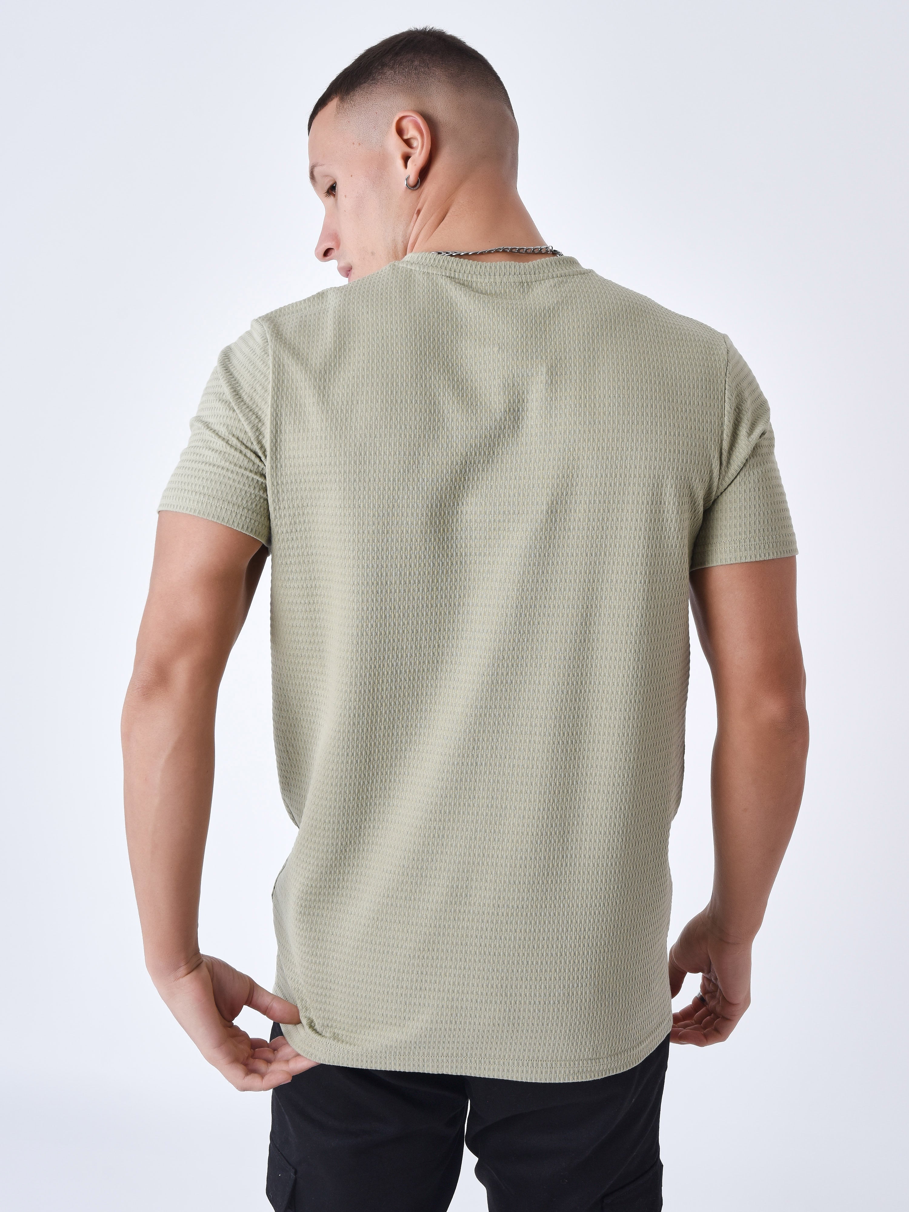 Texturerad T-shirt-3