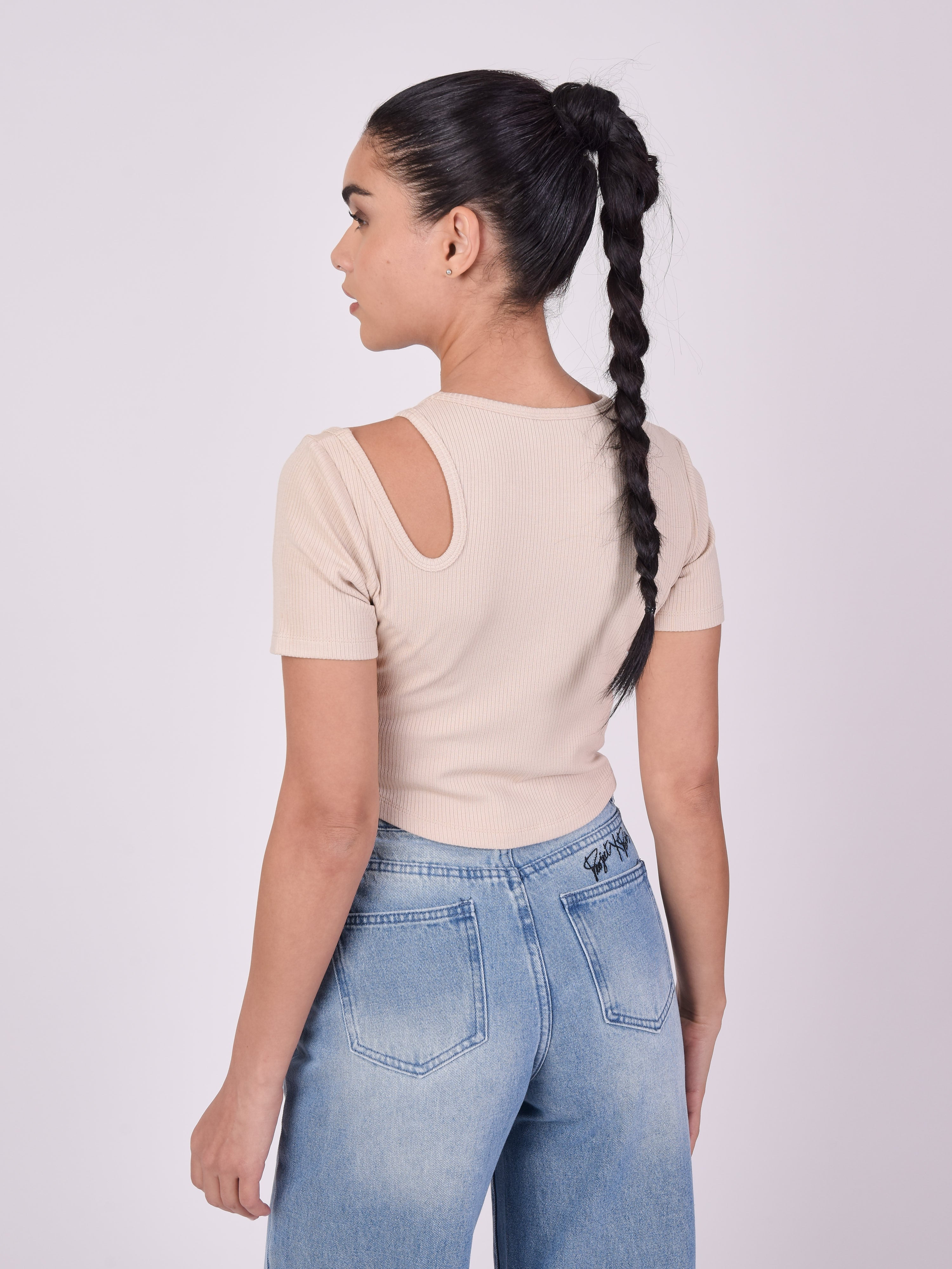 Asymmetrisches Kurzarm-Top-5