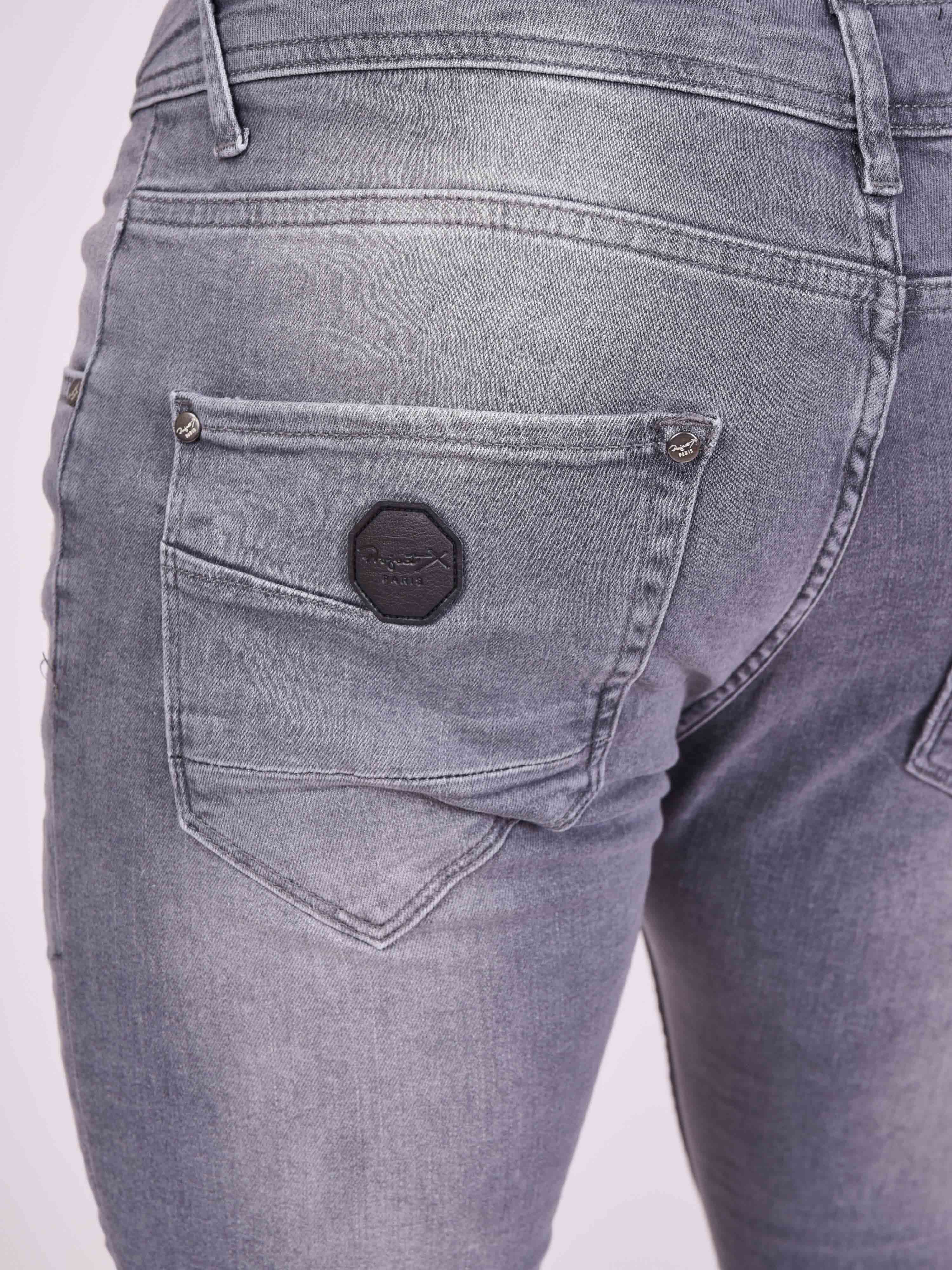 Jeans skinny efeito desgastado-5