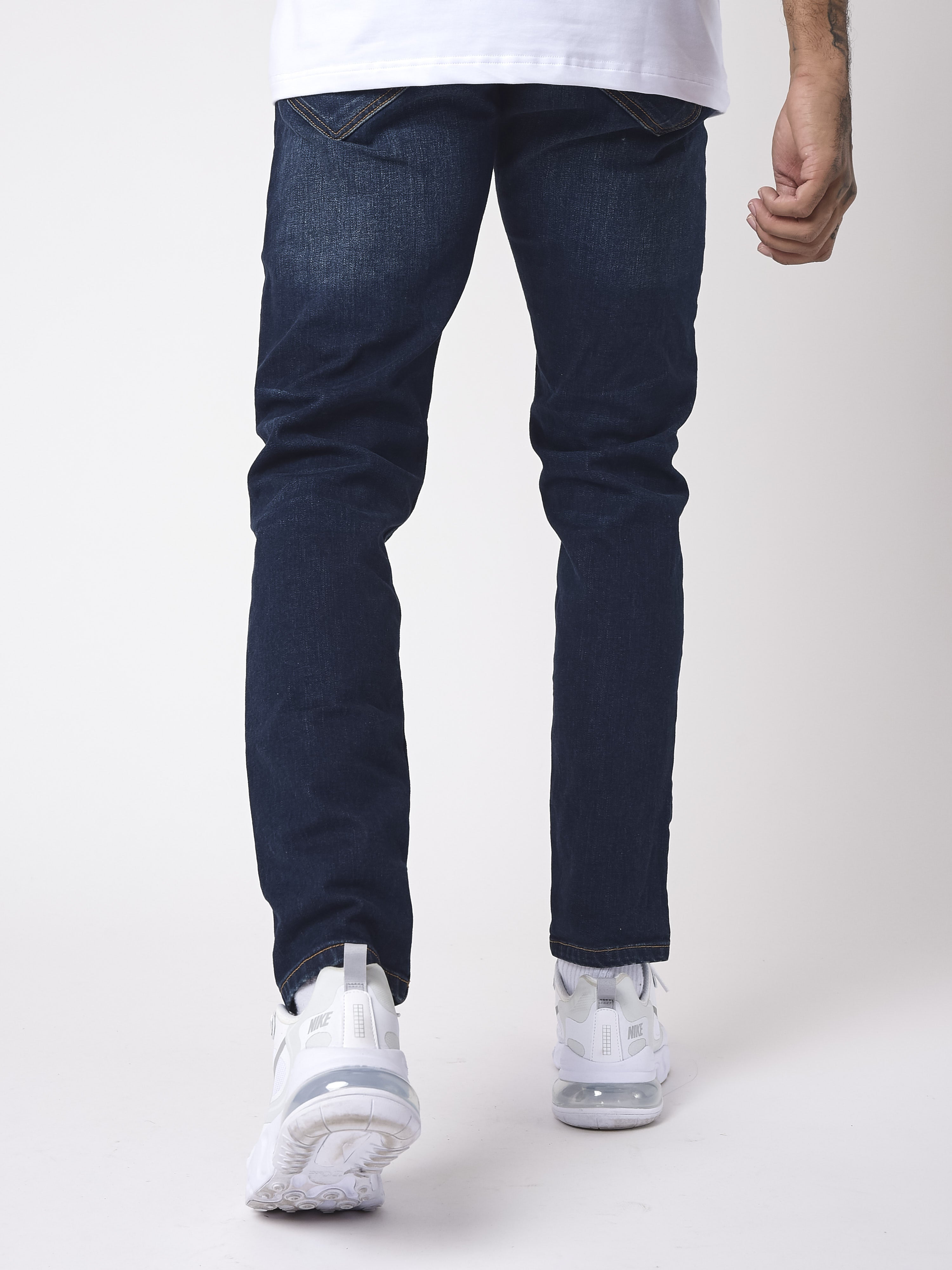Basic Jeans in Raw Blue-4
