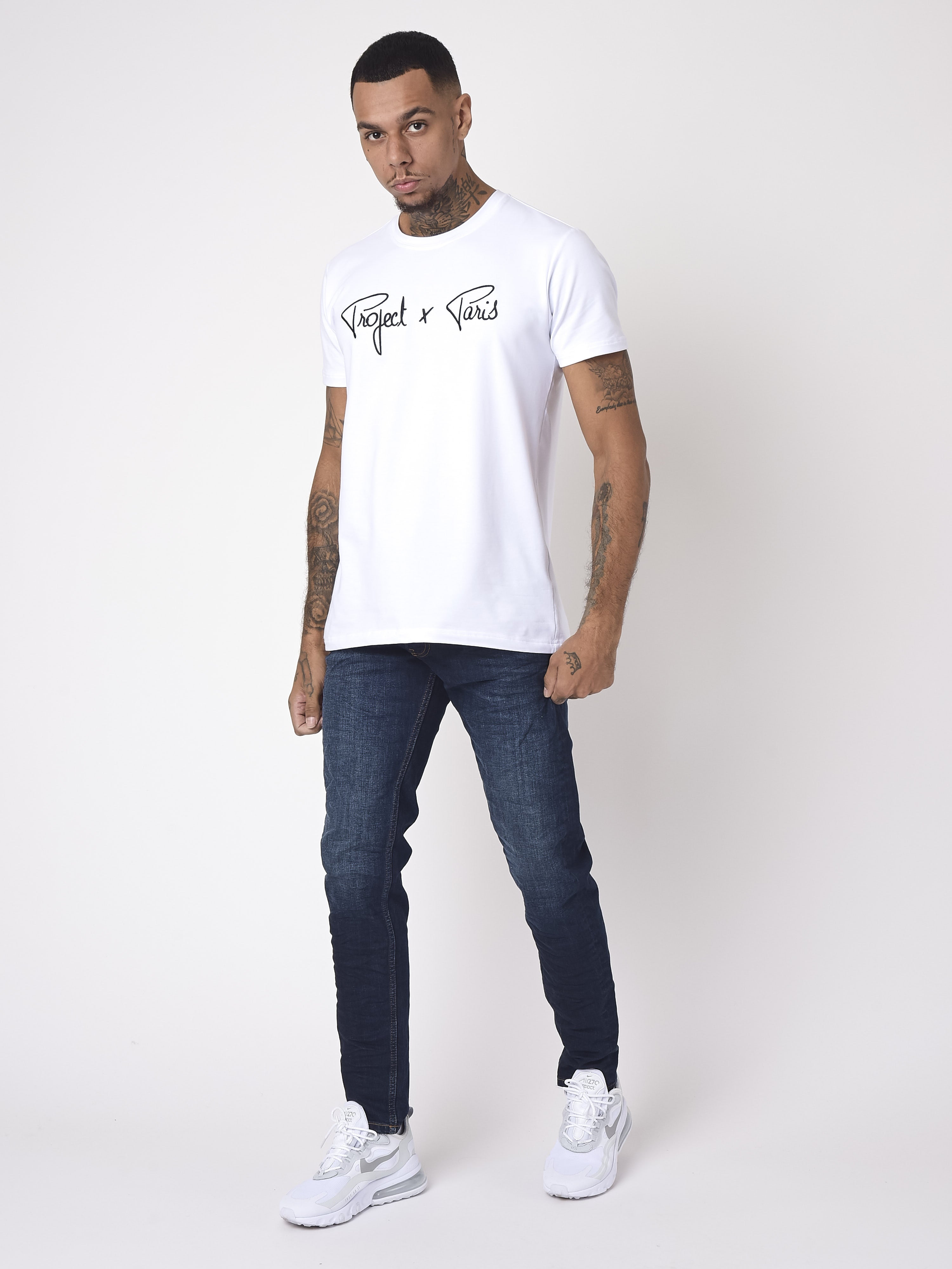 Basic Jeans in Raw Blue-2