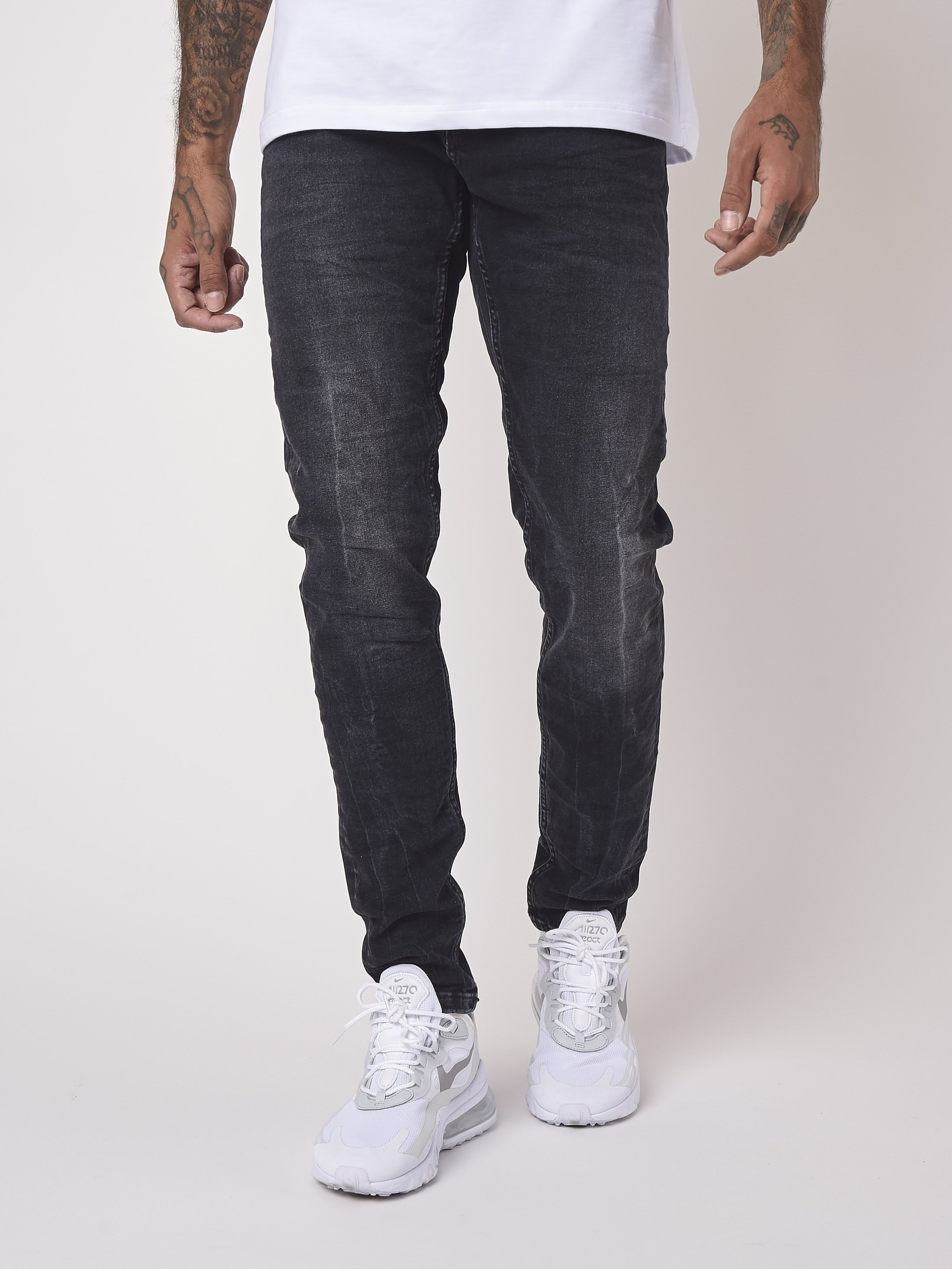 Basic Skinny Jeans leicht ausgewaschen-3