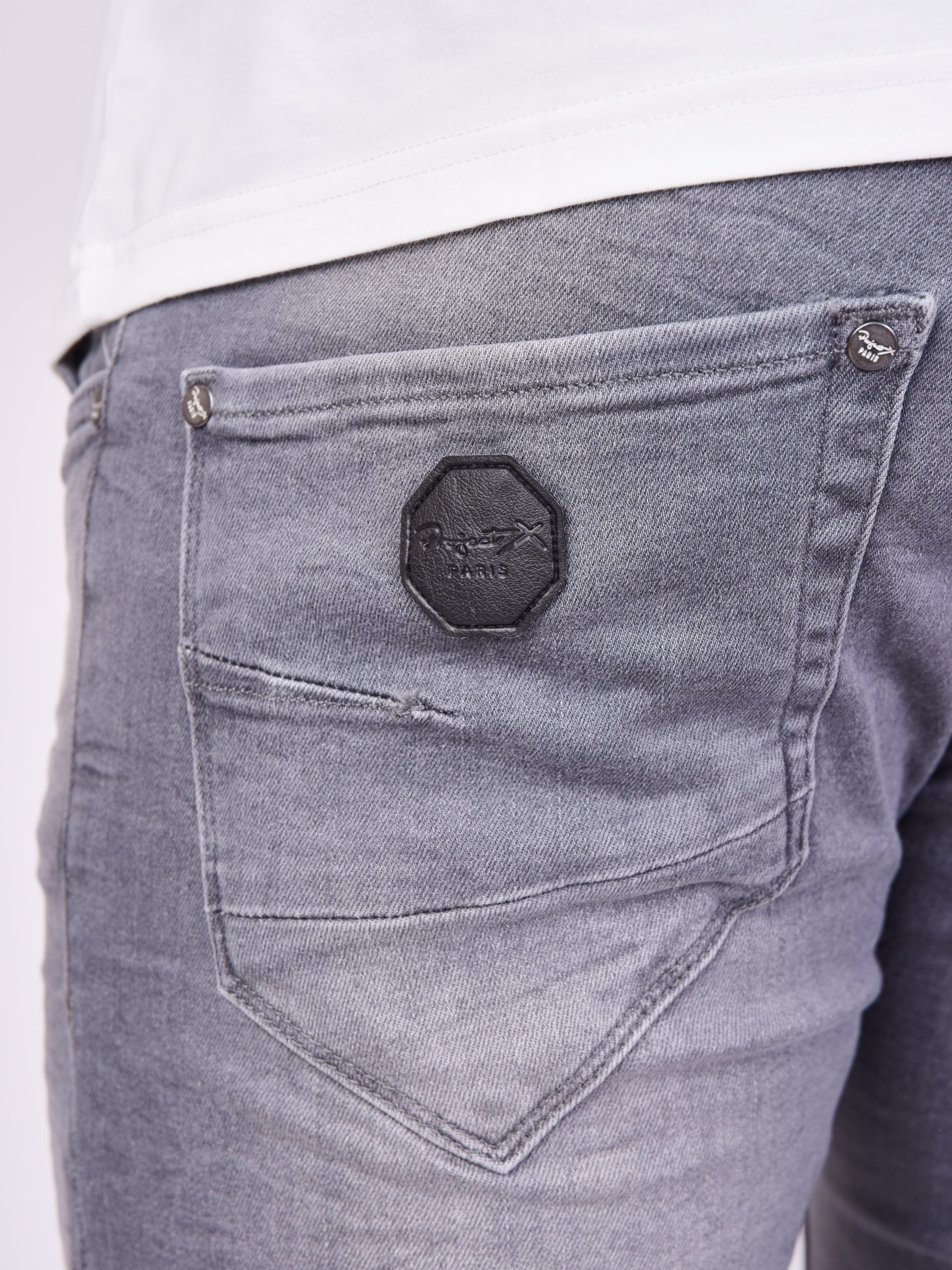 Jean skinny gris delavé-4
