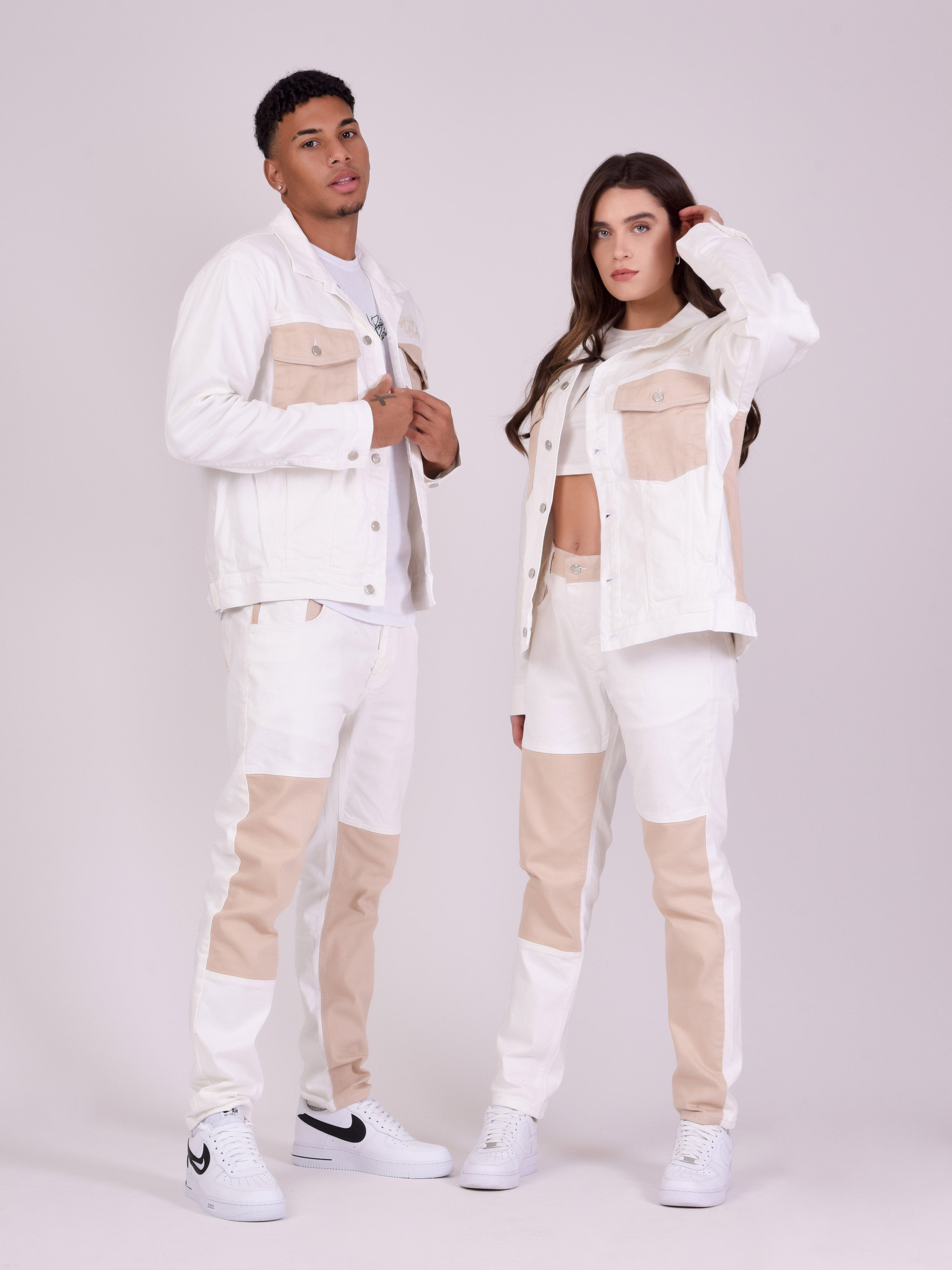 Tofarvet denimbukser-1