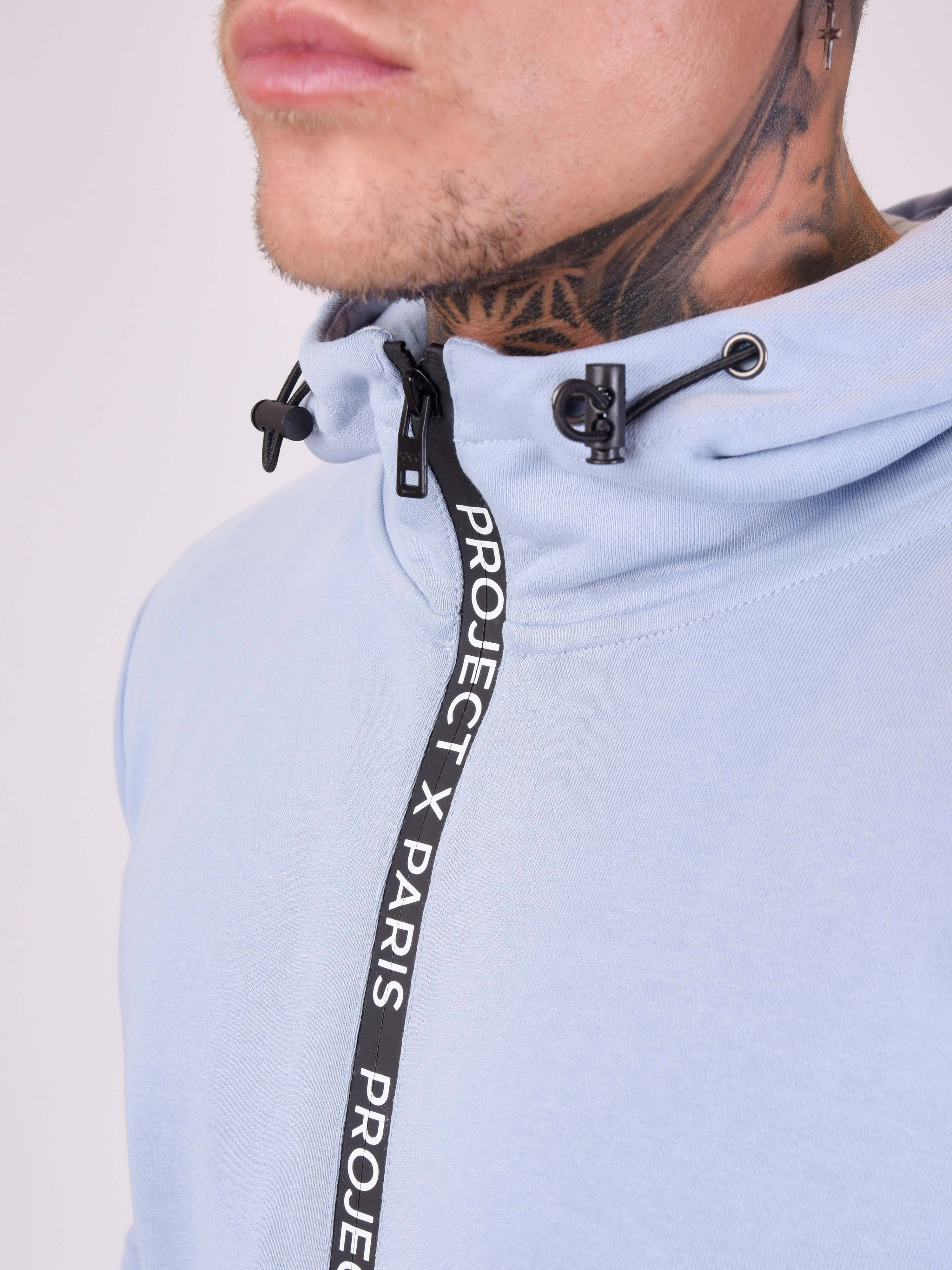 Veste à capuche basic zip logo-6