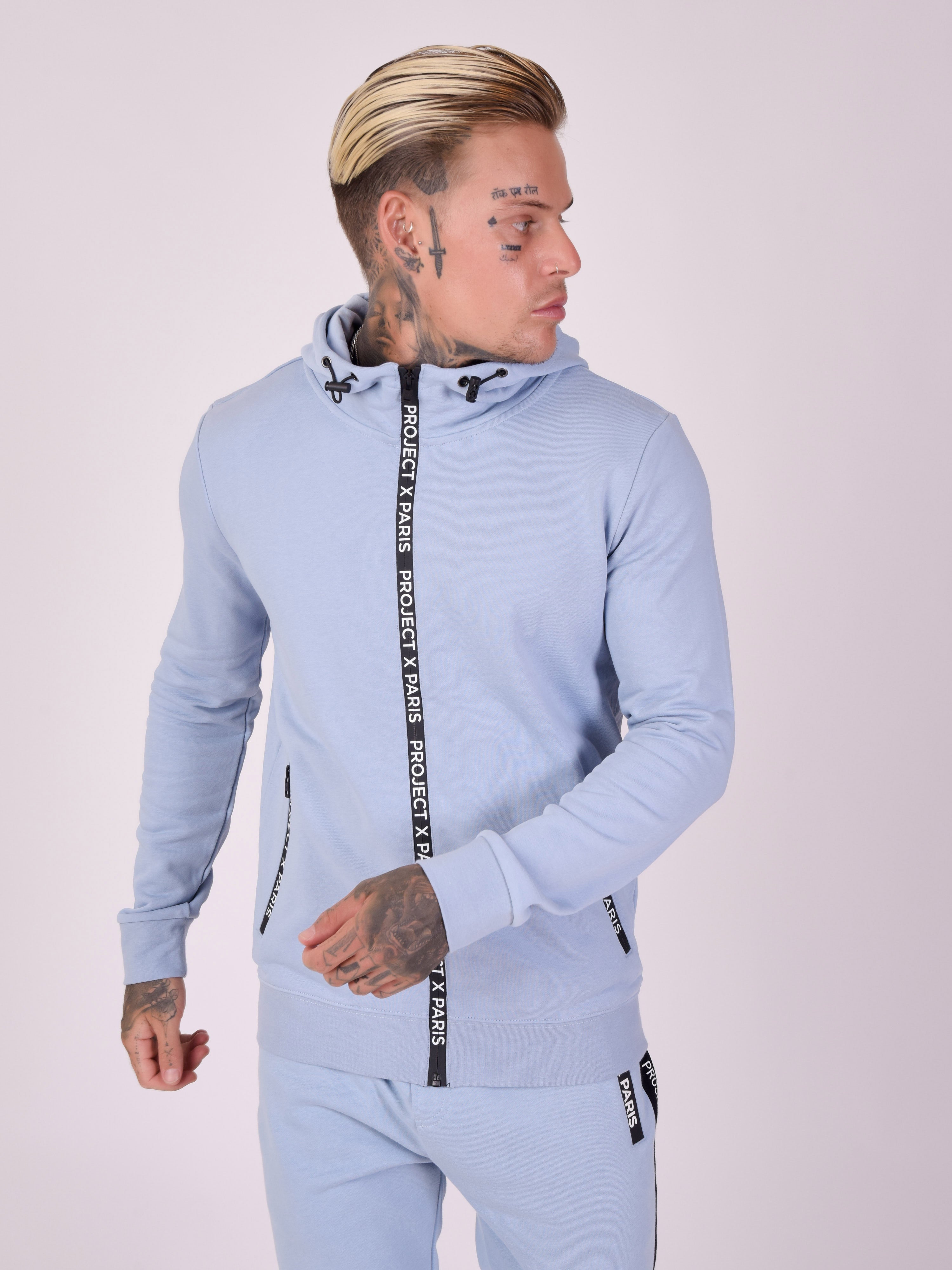 Veste à capuche basic zip logo-3