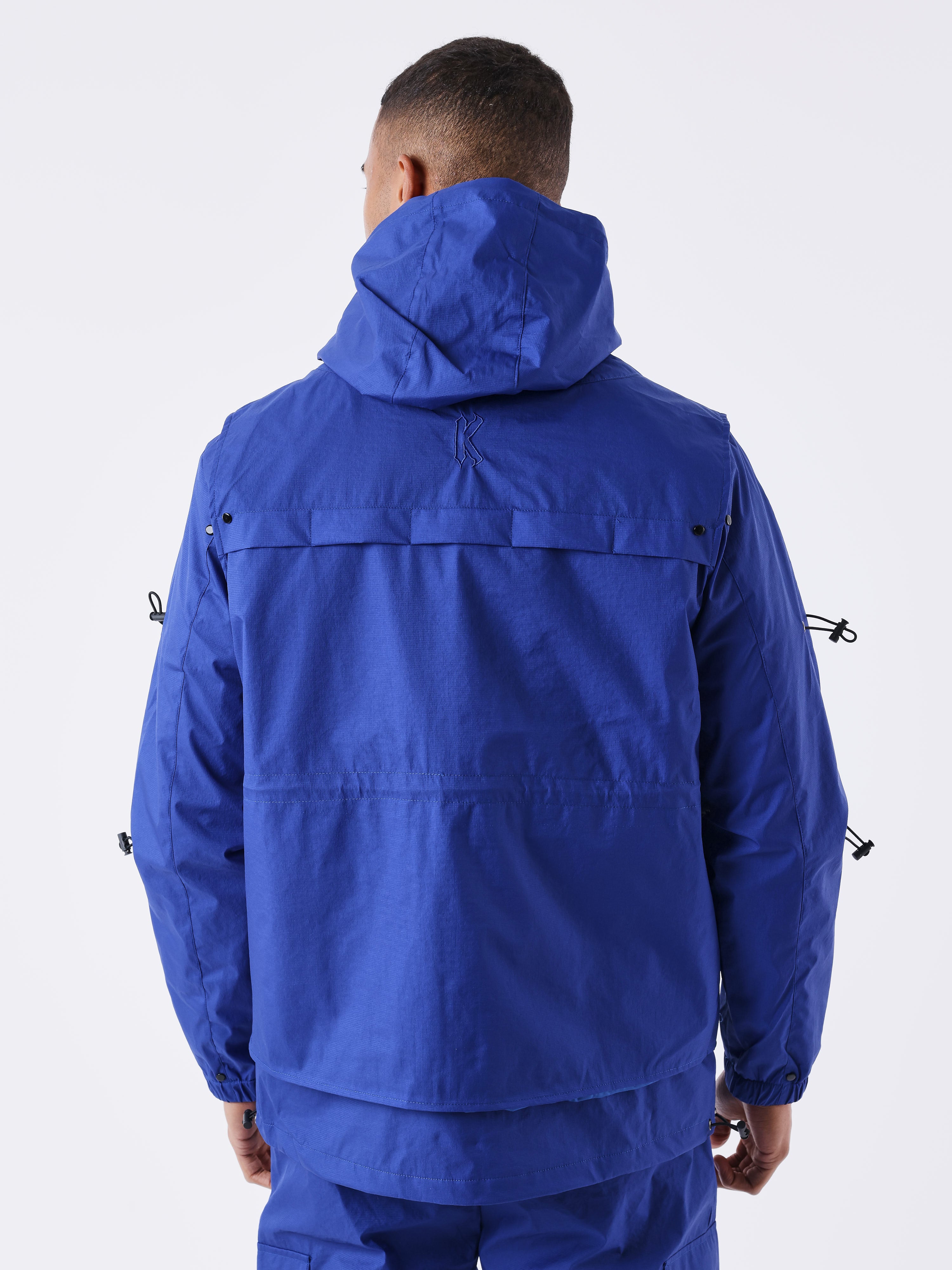 veste-a-capuche-technique-collaboration-kalash-bleu-electrique