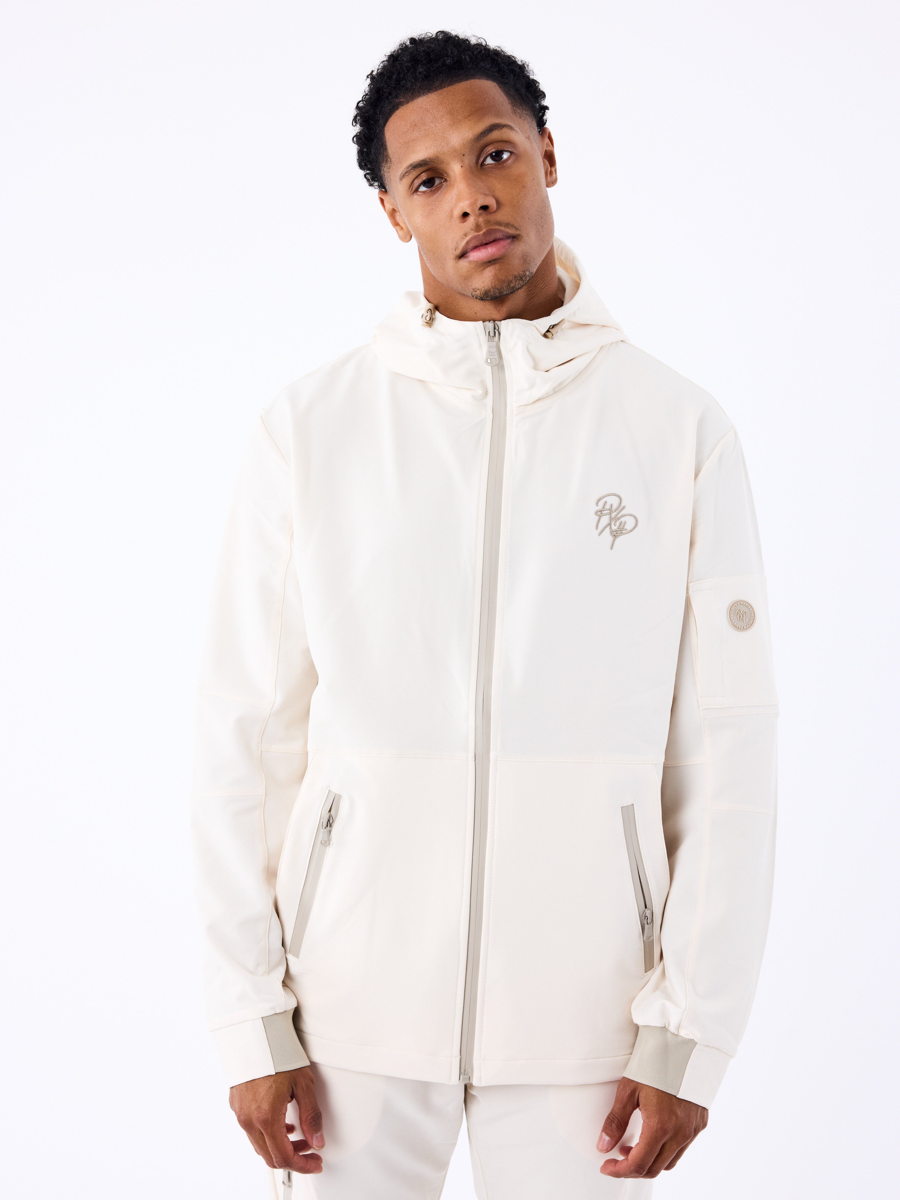 Technische hoodie jas-1