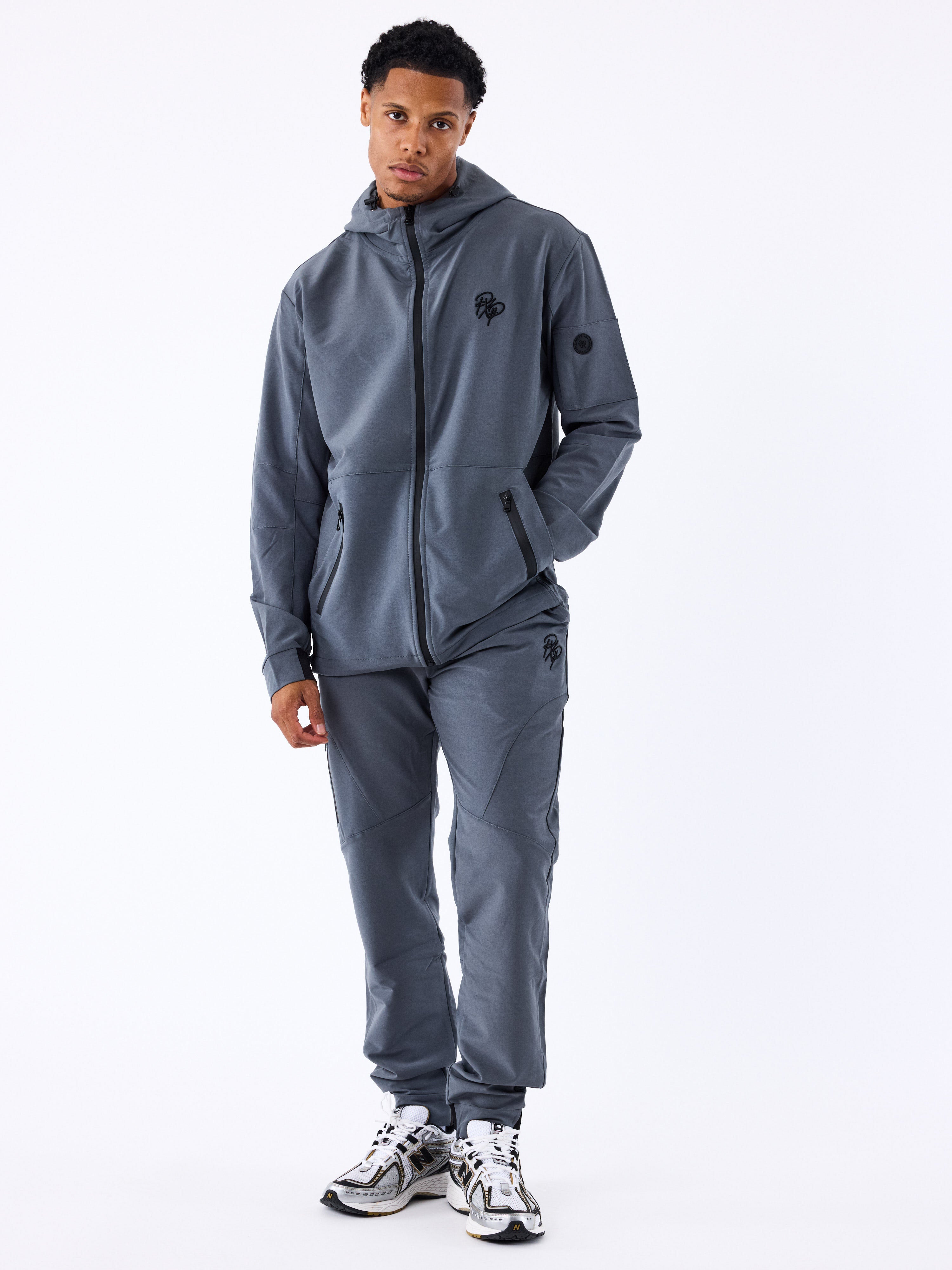 Technical hooded jacket-3