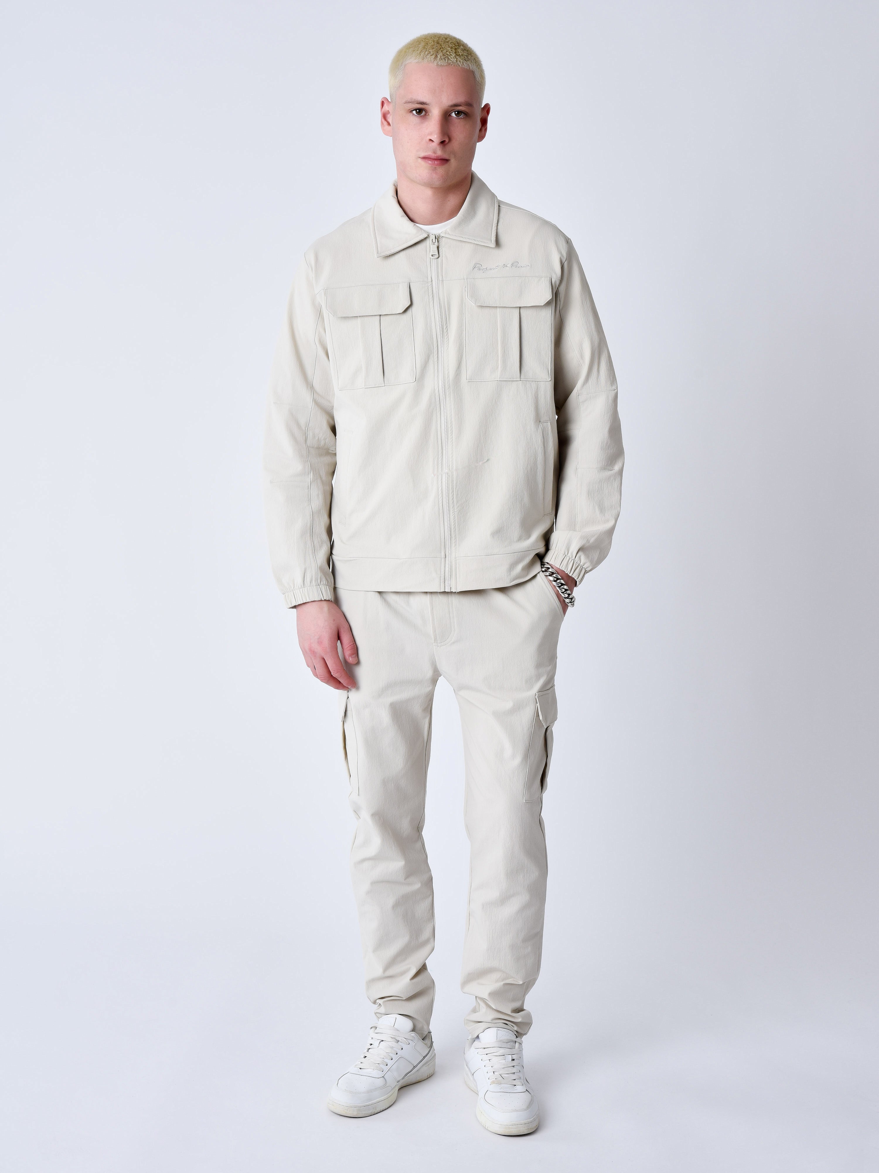 Veste col cheminée workwear-3