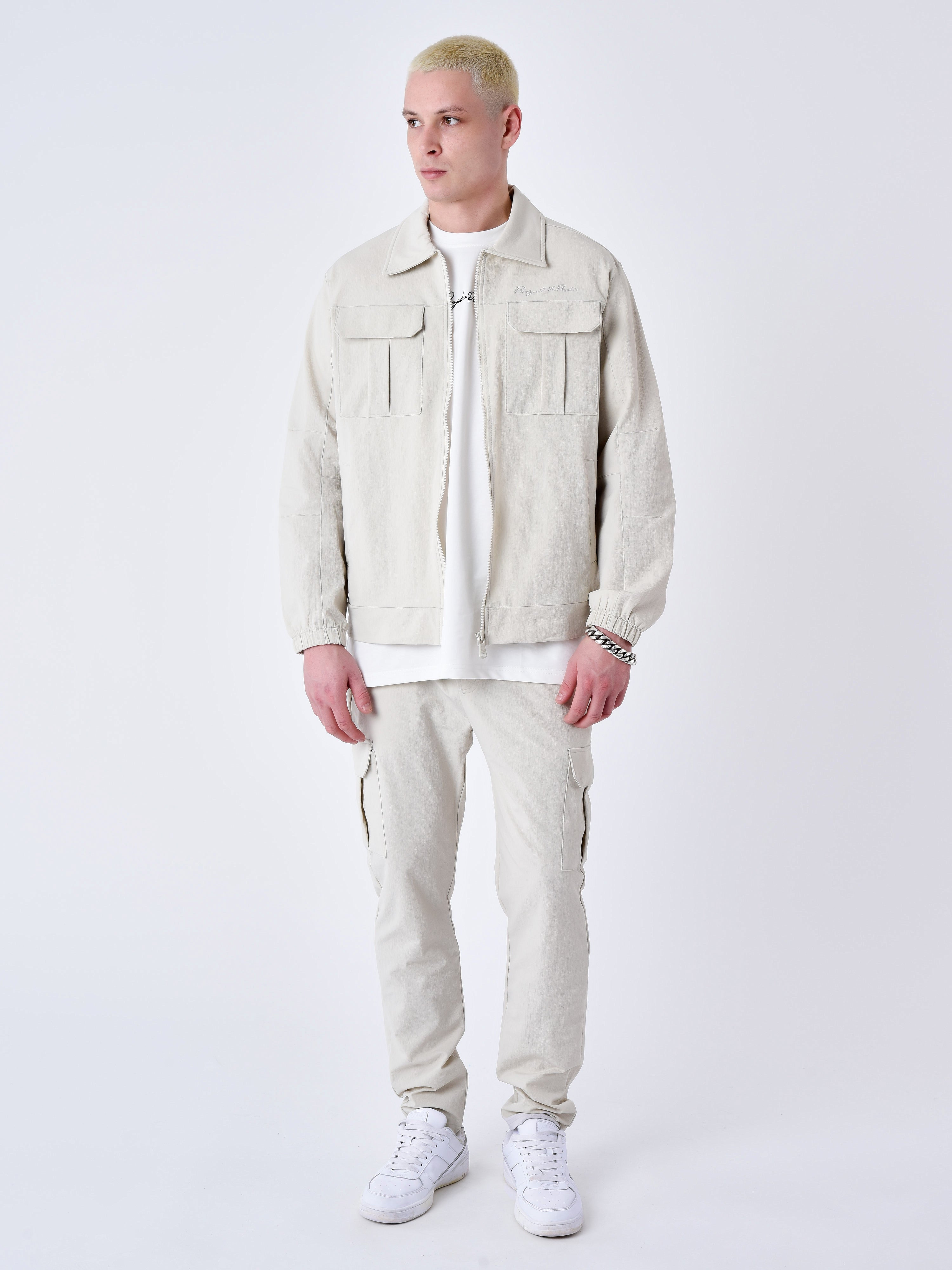 Veste col cheminée workwear-5