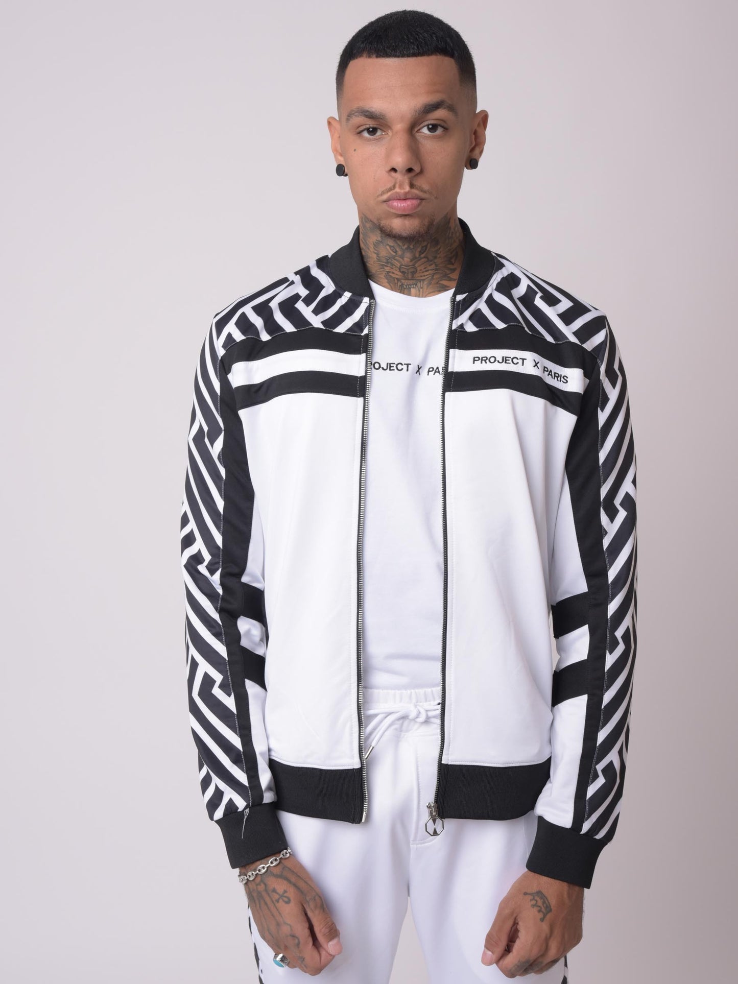 veste-col-teddy-imprime-graphique-2030060-noir