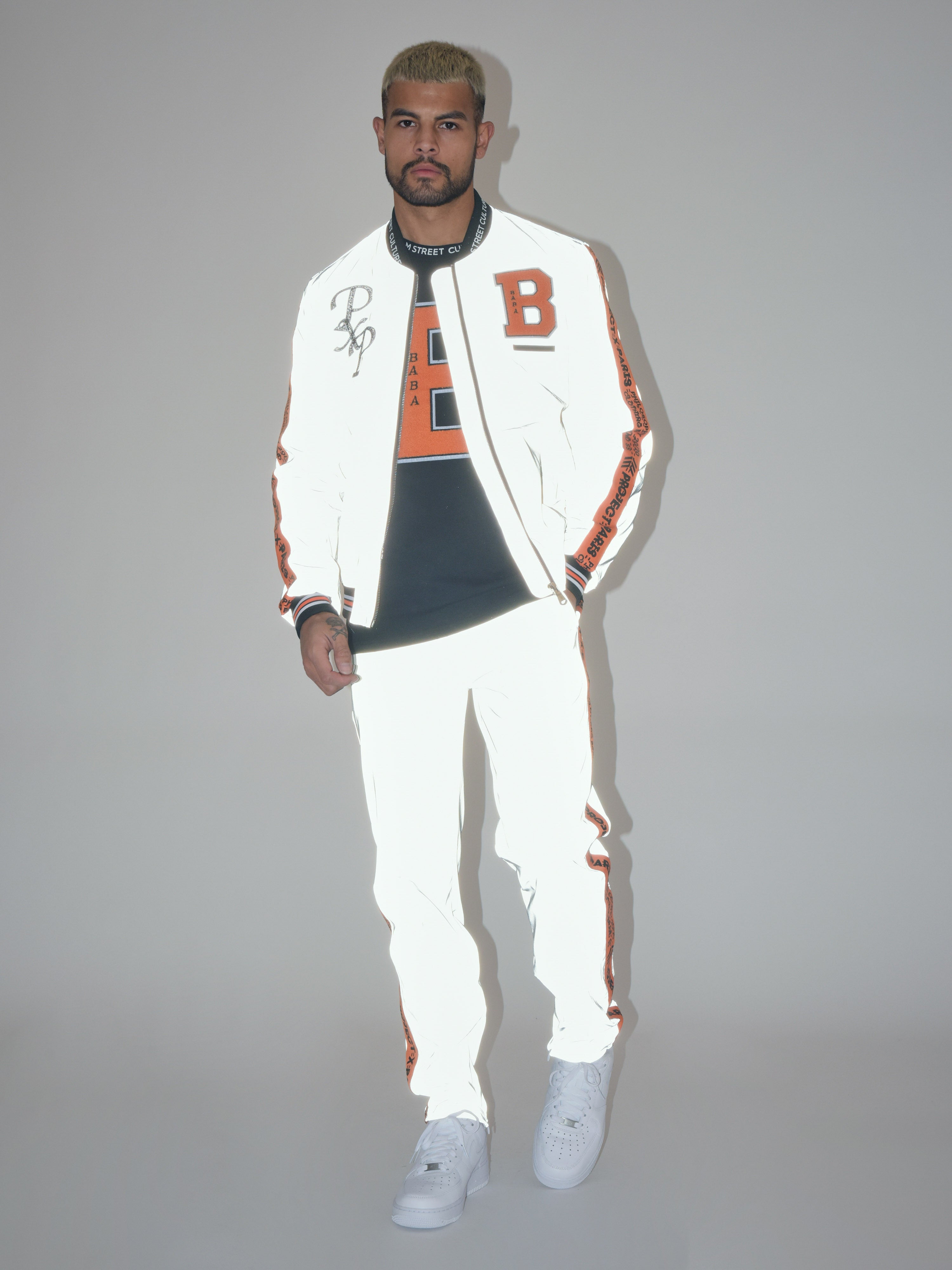 Baseball-Style Teddy-Kragen Jacke 