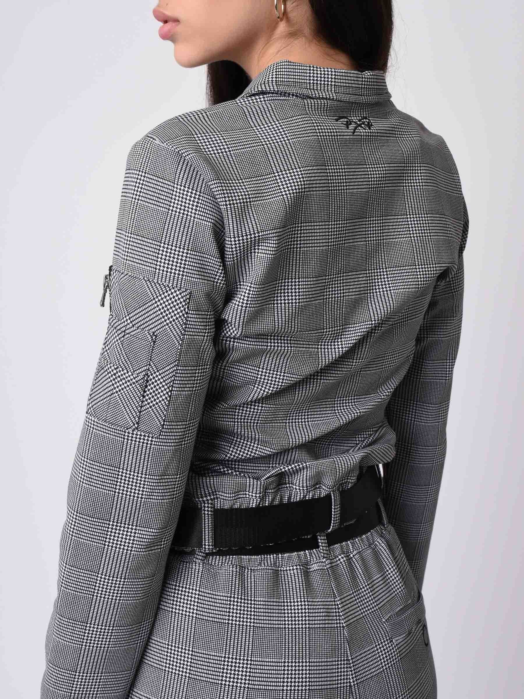 veste-courte-a-carreaux-a-zips-f193060-noir