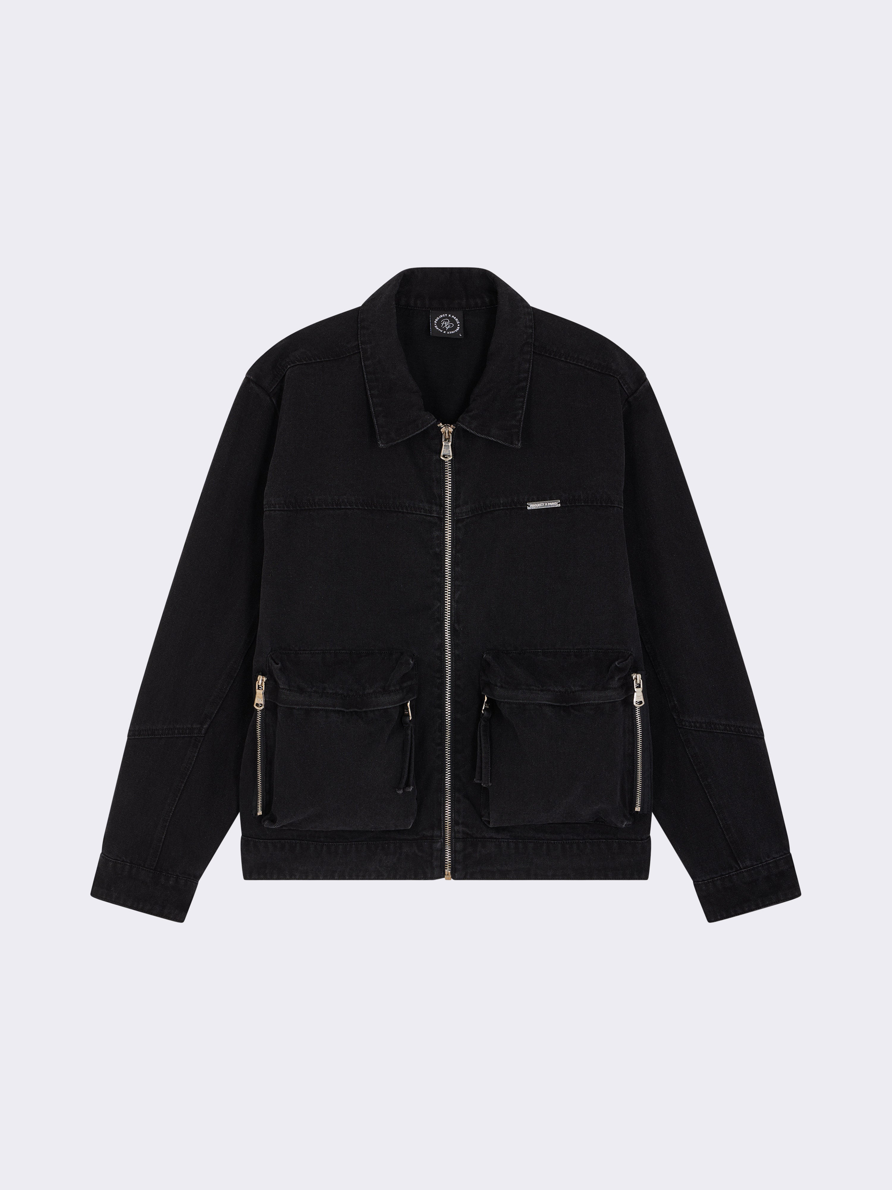 Raw Denim Workwear Jacke-6