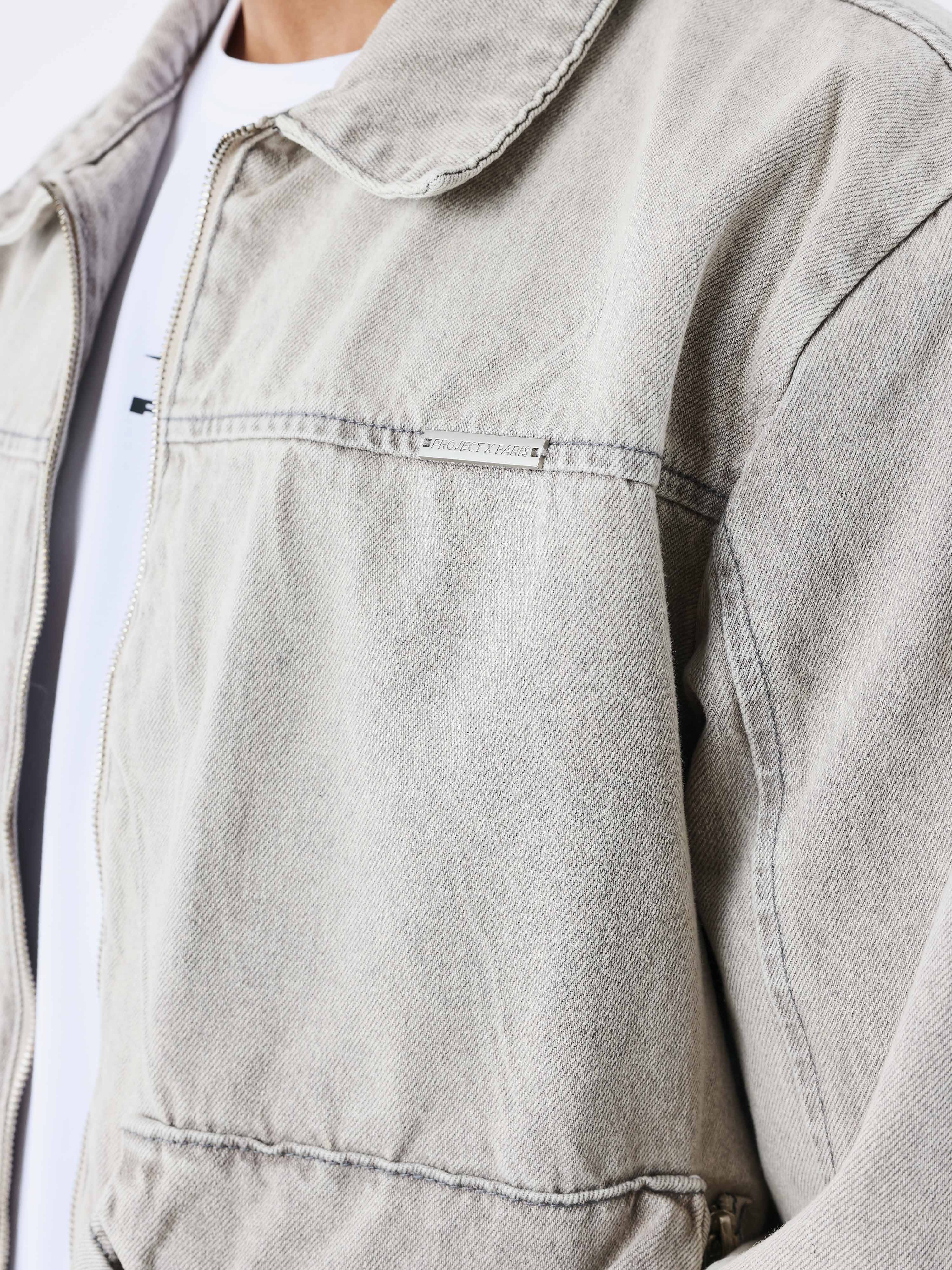 Raw Denim Workwear Jacke-4