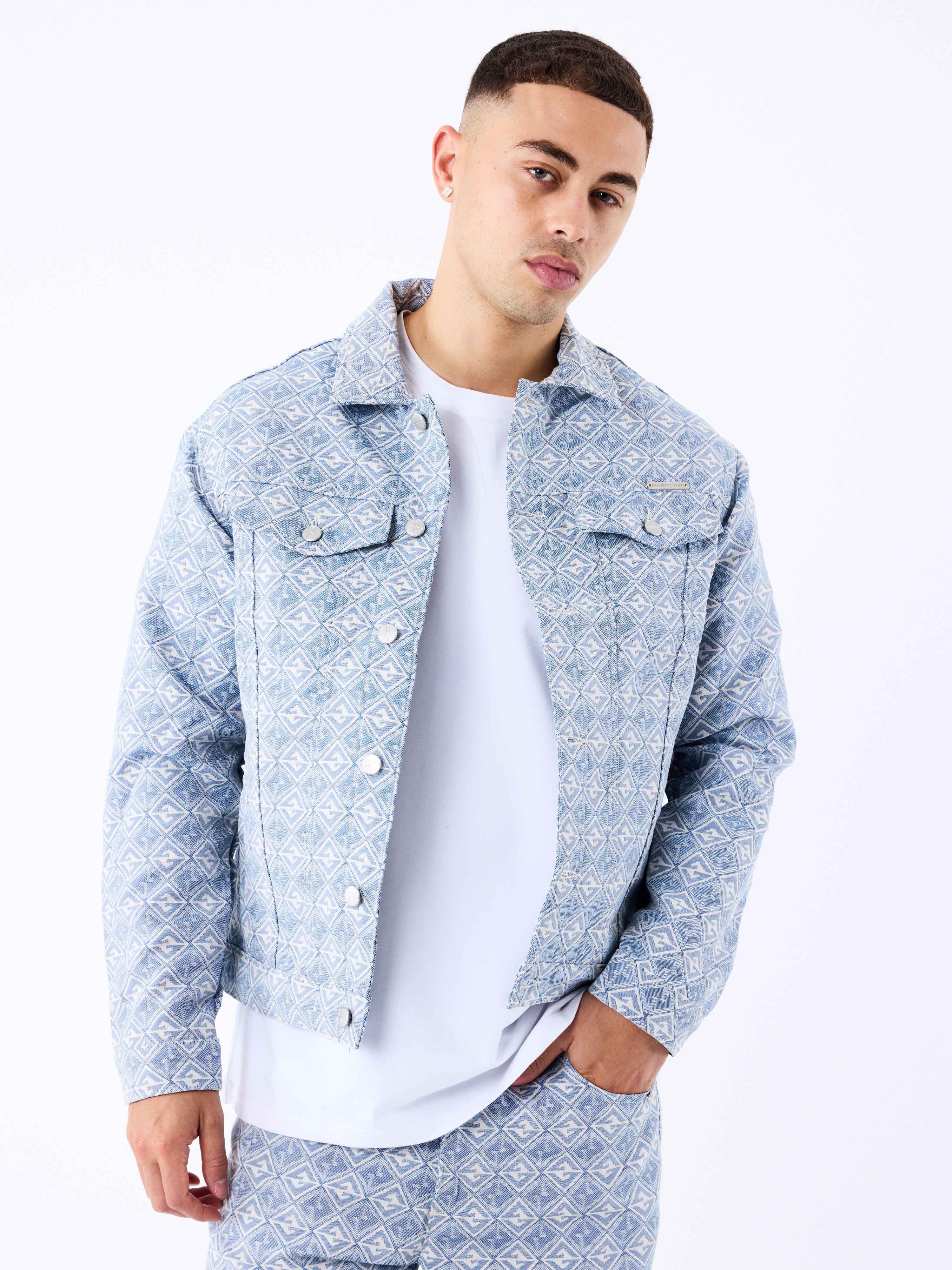 veste-en-toile-a-motif-geometrique-bleu