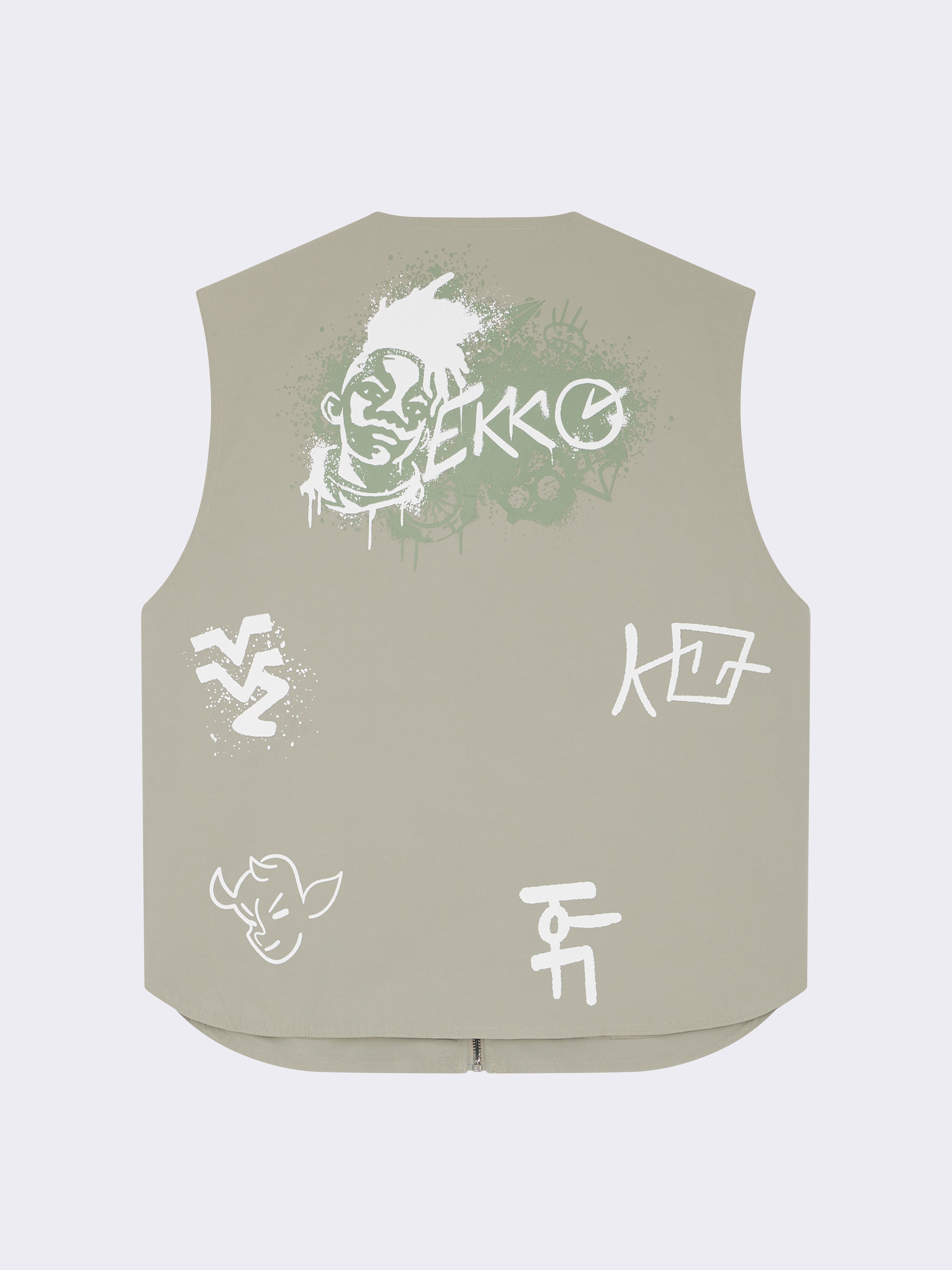 Arcane sleeveless vest jacket - Ekko-7