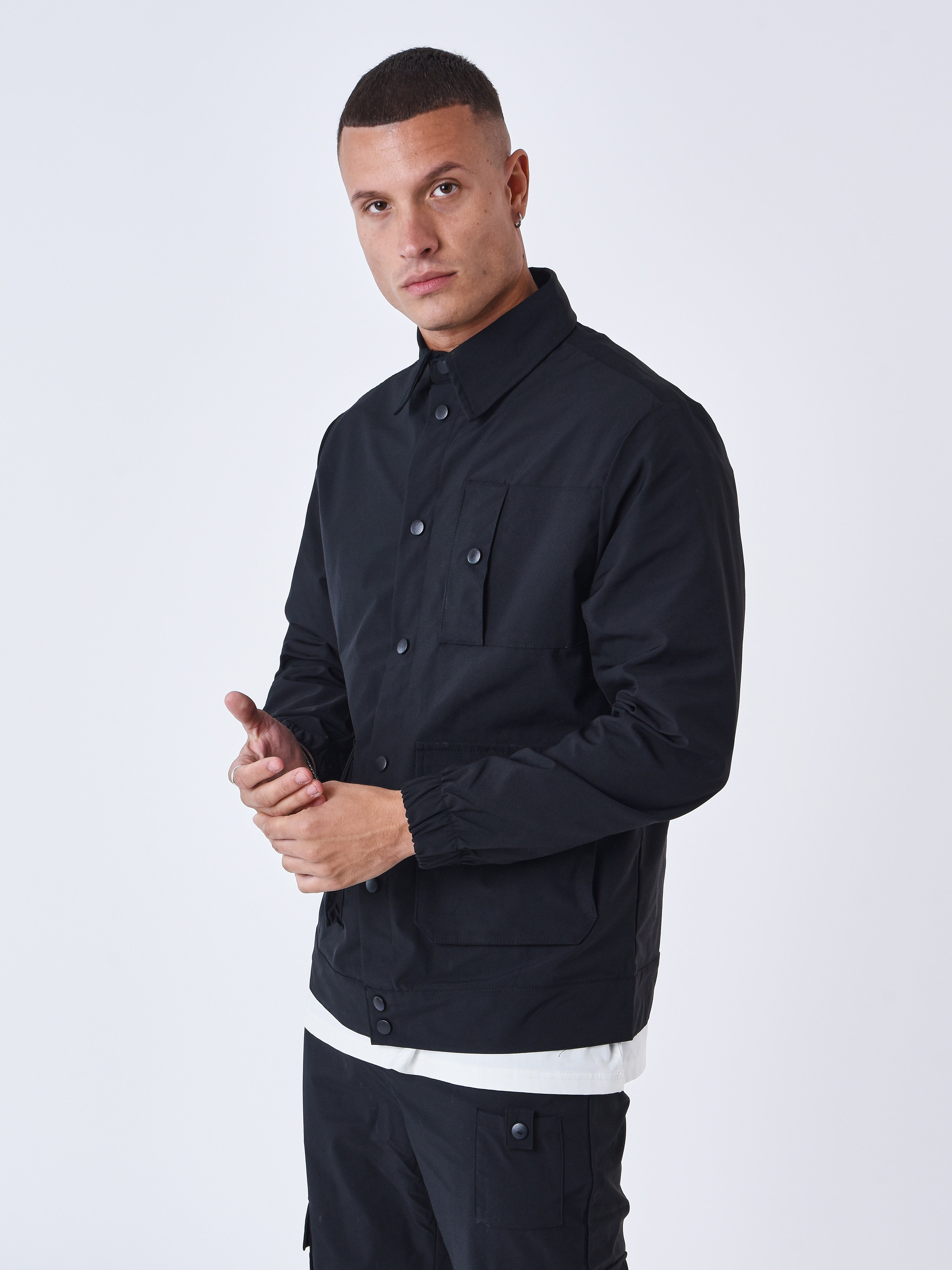 Multi-pocket workwear jacket-5