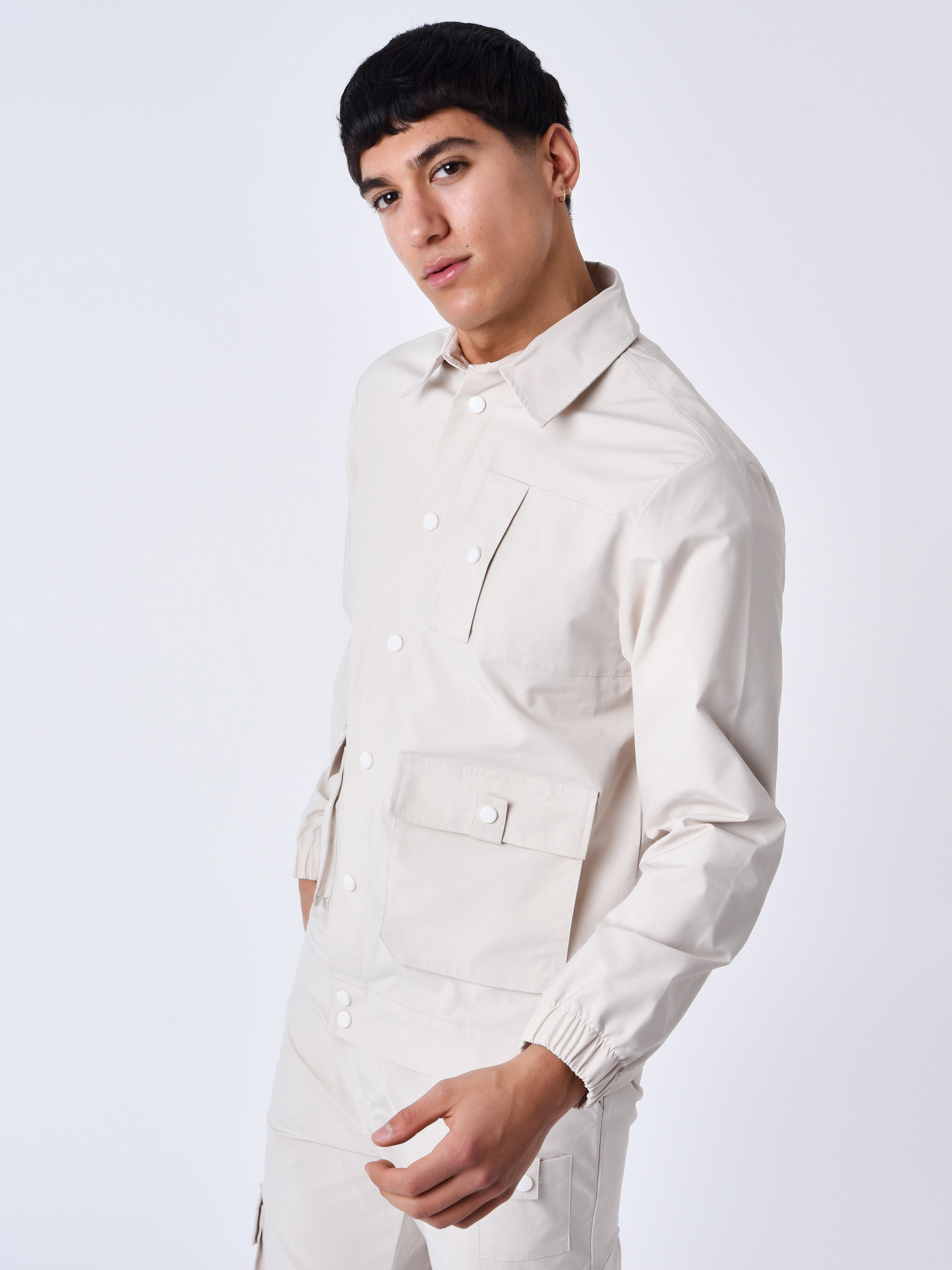 Multi-pocket workwear jacket-5