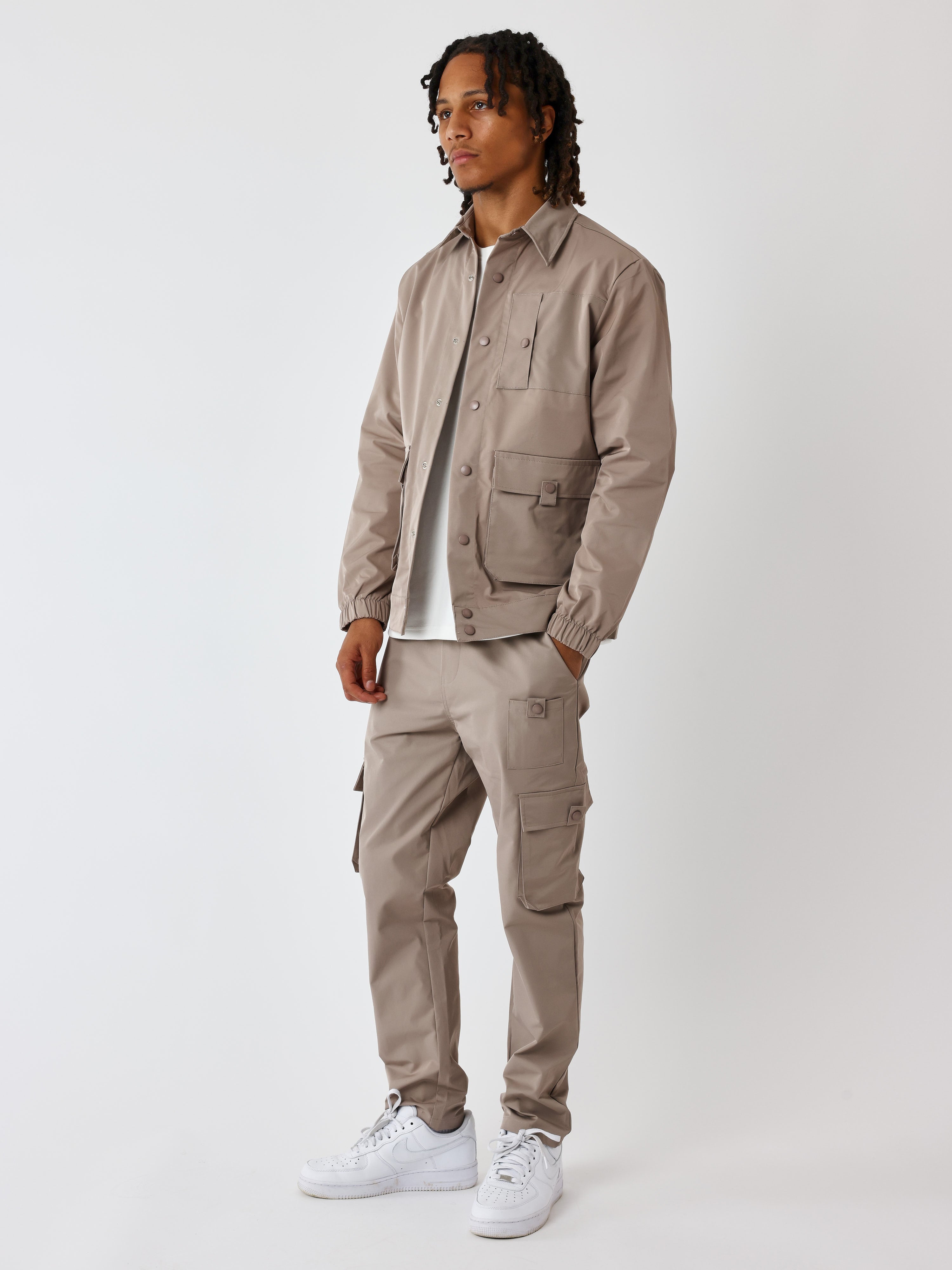 Multi-pocket workwear jacket-4