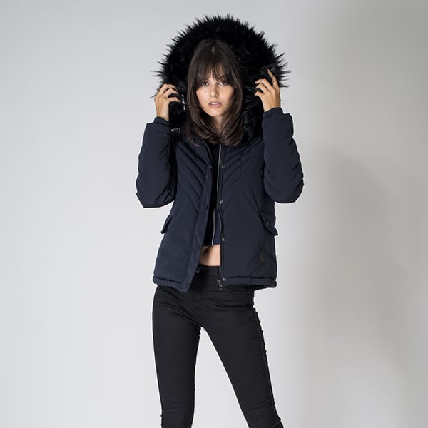 parka courte femme hiver