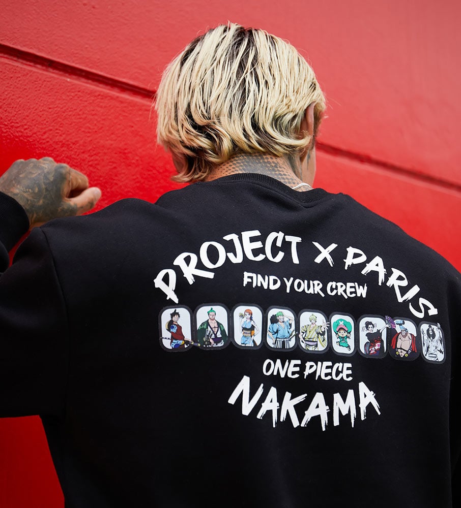 One piece X Project X Paris clothing