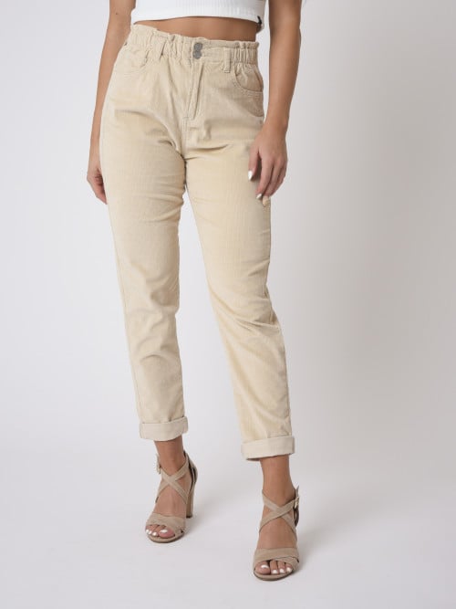 Pantalones slouchy de pana