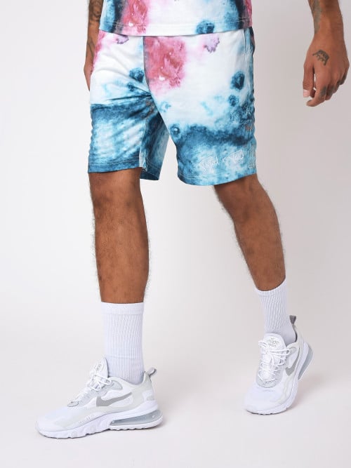 Tie-Dye-Shorts mit...