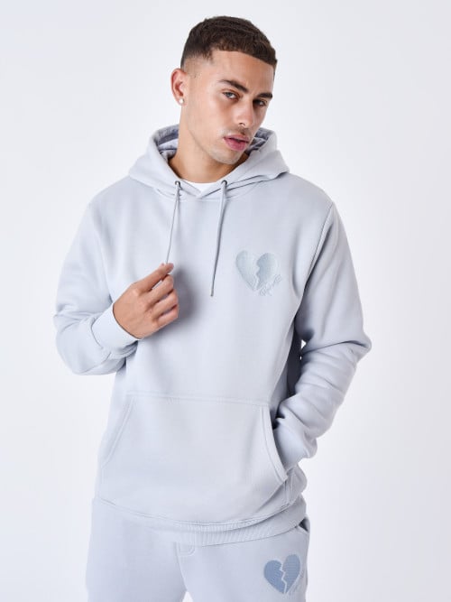 Sweat à Capuche cœur brisé