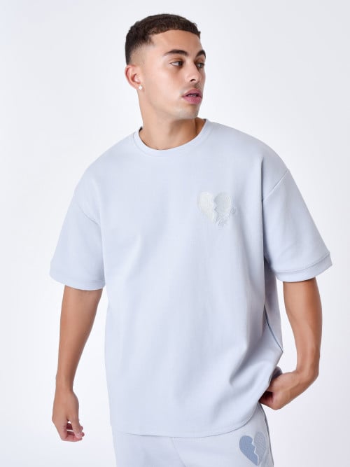 T-Shirt mit gebrochenem...