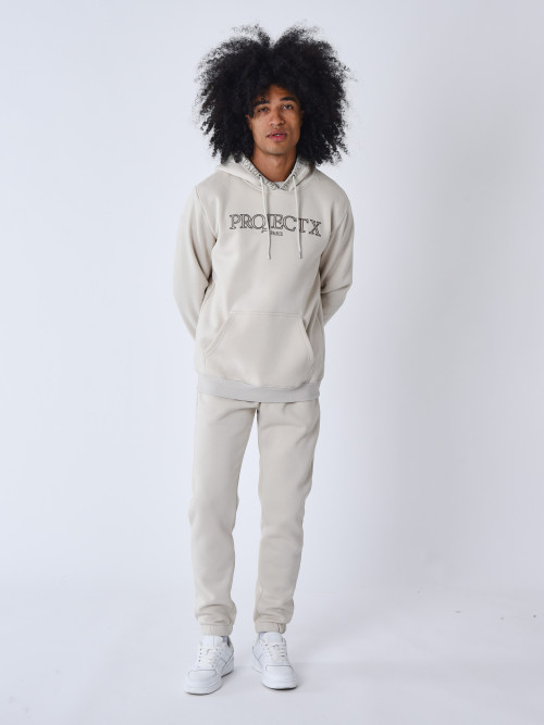 Contour Embroidered Hoodie