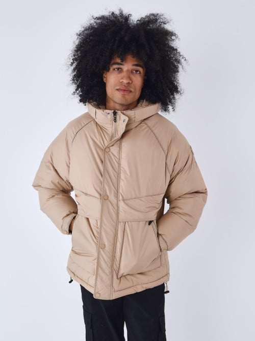 Piumino con tasche