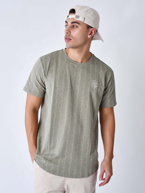 T-shirt met Ink Drip print