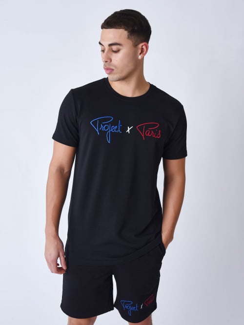 T-shirt signature Tricolor