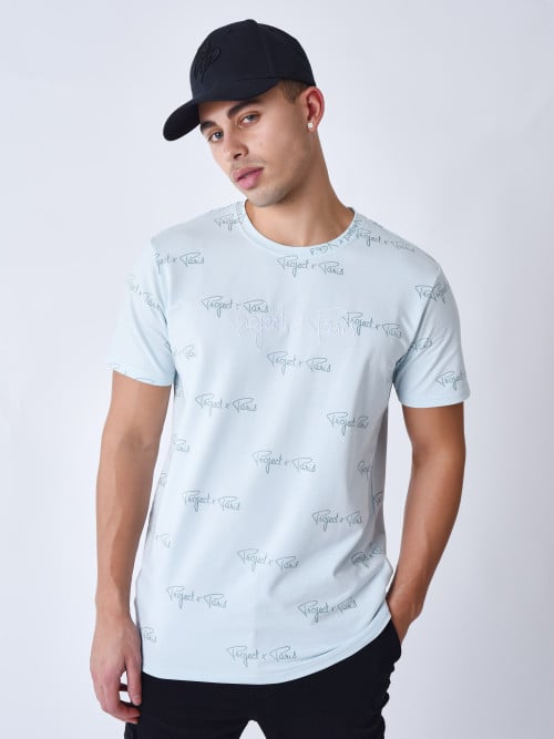 T-shirt com estampado...