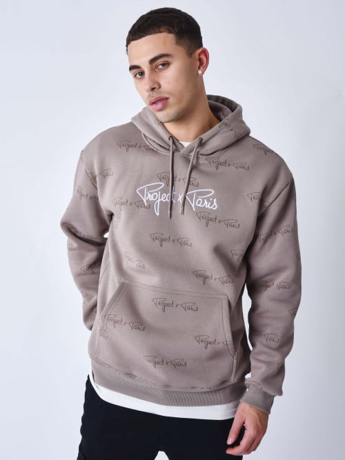 Signature all-over printed...