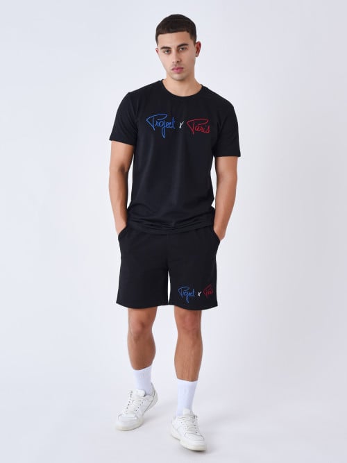 Tricolor signature short