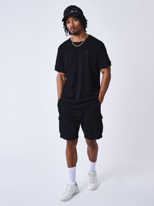Short clásico texturizado